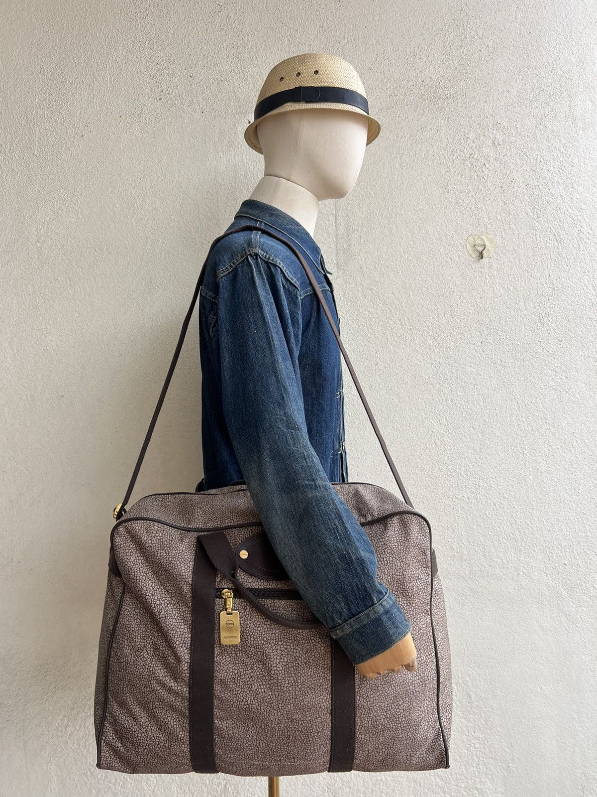 Vintage Vintage Borbonese Redwall 2 Way Travel Bag Size ONE SIZE - 1 Thumbnail