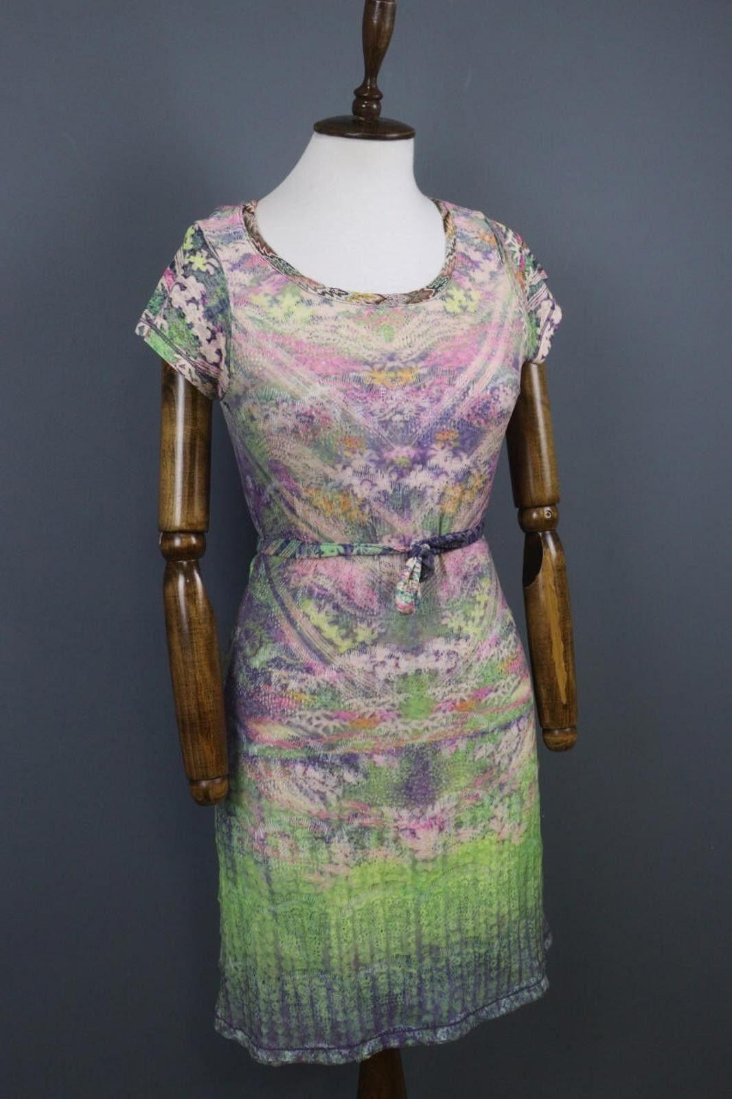 Custo Barcelona Custo Barcelona Multi Abstract Fit & Flare Dress Size 1 Size M / US 6-8 / IT 42-44 - 9 Thumbnail