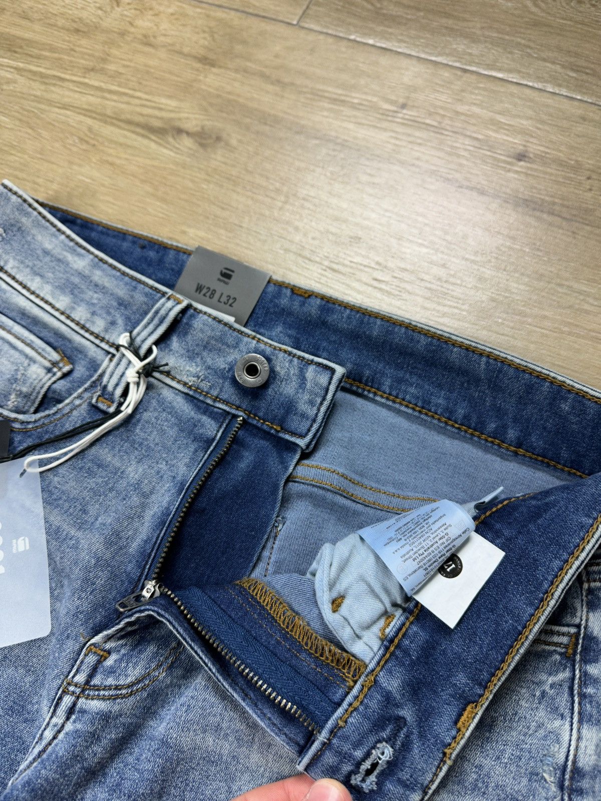 G-Star NEW🏷️ G-Star Raw 3301 Deconstructed Skinny Denim Jeans Size US 28 / EU 44 - 5 Thumbnail