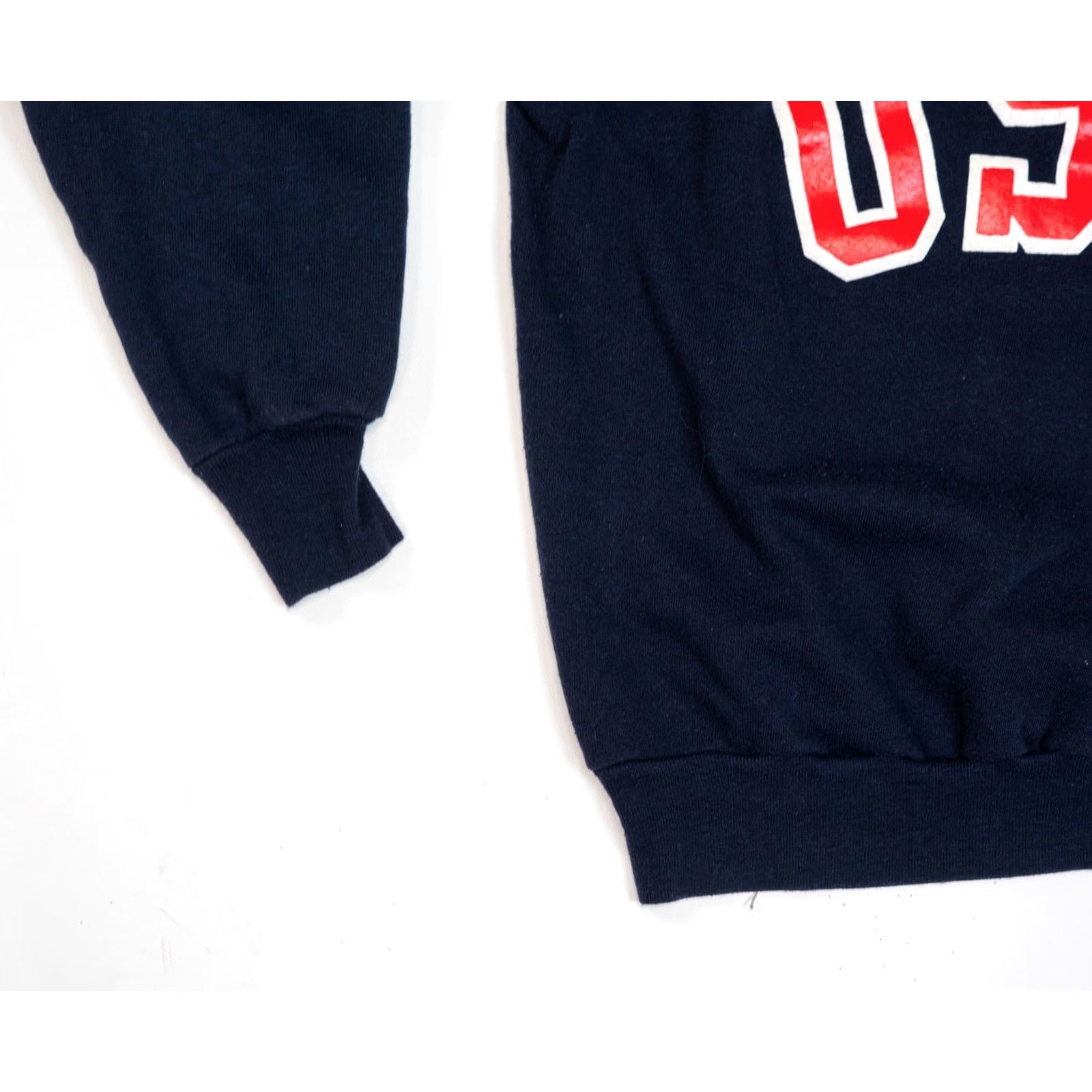 Vintage VINTAGE Pannill Sweatshirt Women M Blue 80s USA Crew Neck Pullover Satin Cotton Blend Regular Size Size M / US 6-8 / IT 42-44 - 4 Thumbnail