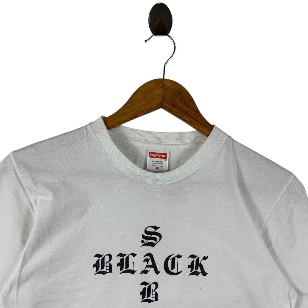 Supreme SUPREME BLACK SABBATH SS16 CROSS tee Size US S / EU 44-46 / 1 - 2 Thumbnail