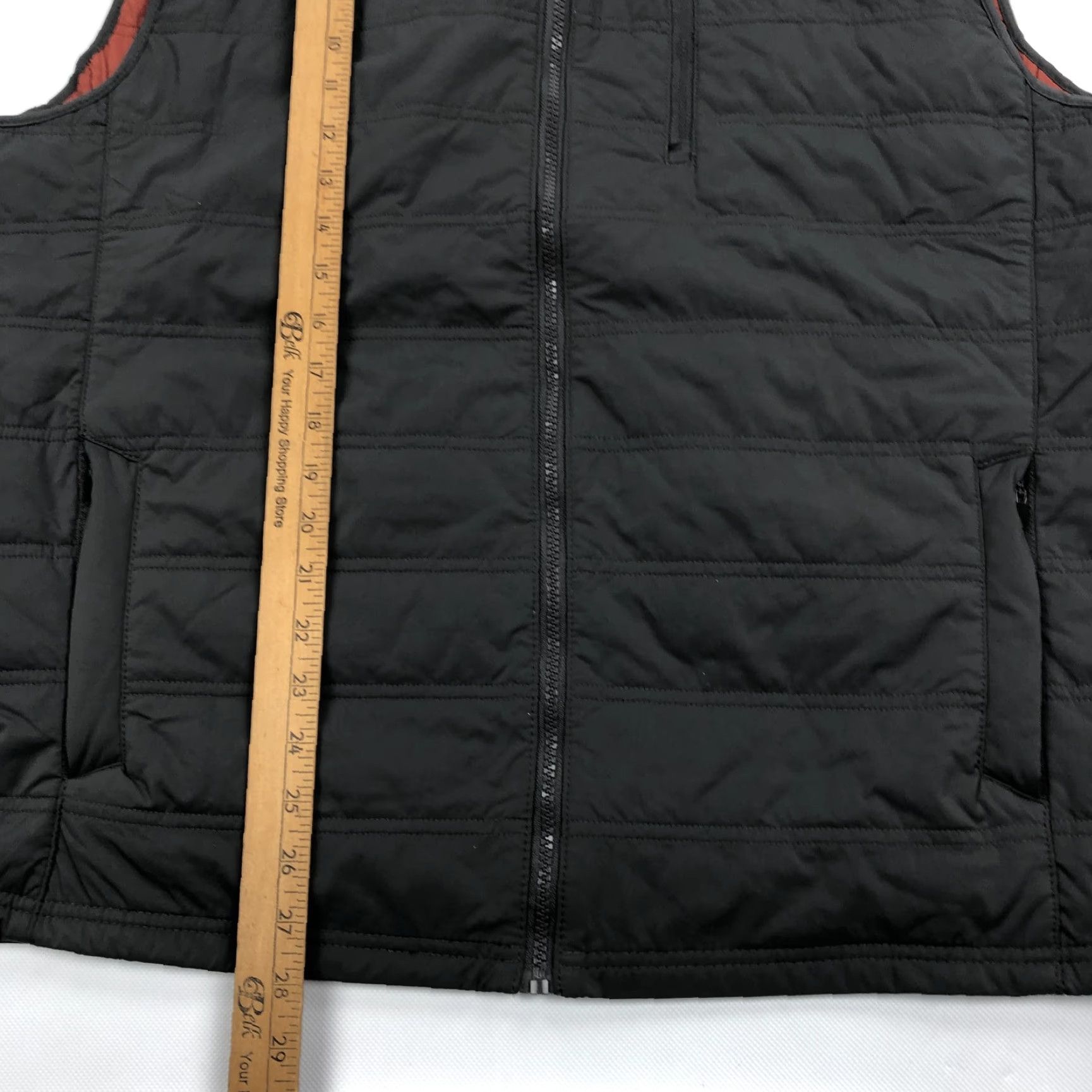 CO FISHHIPPIE CO Vest Puffer Full Zip Quilted Sleeveless XL Men Gray Orange Size US XL / EU 56 / 4 - 5 Thumbnail