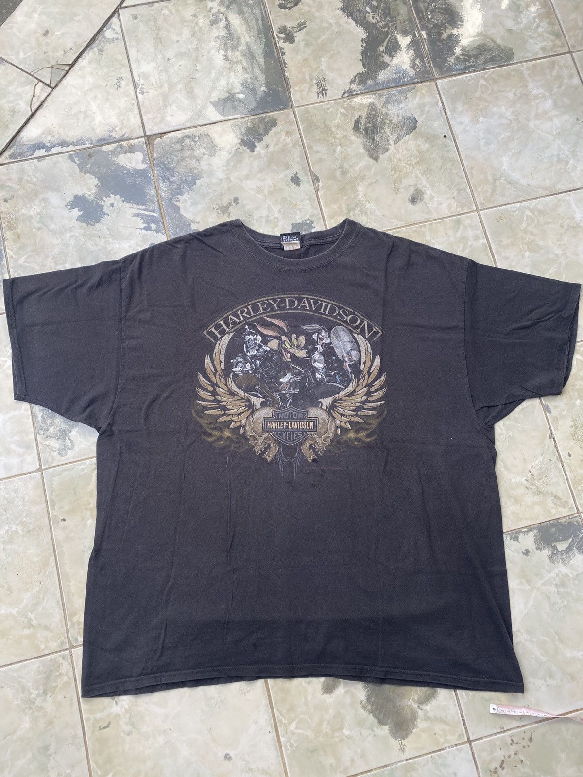 Vintage 2014 Harley Davidson × Looney Tunes Tee — Official Vintage Size US XXL / EU 58 / 5 - 3 Thumbnail