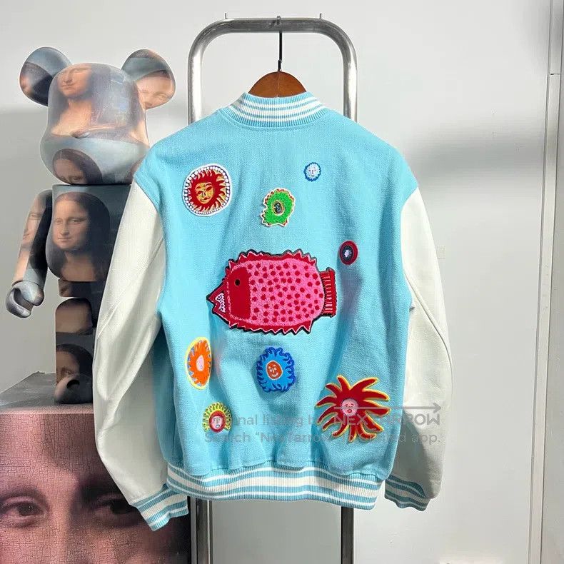 Louis Vuitton Louis Vuitton Kusama Baseball Jacket Size US M / EU 48-50 / 2 - 2 Thumbnail