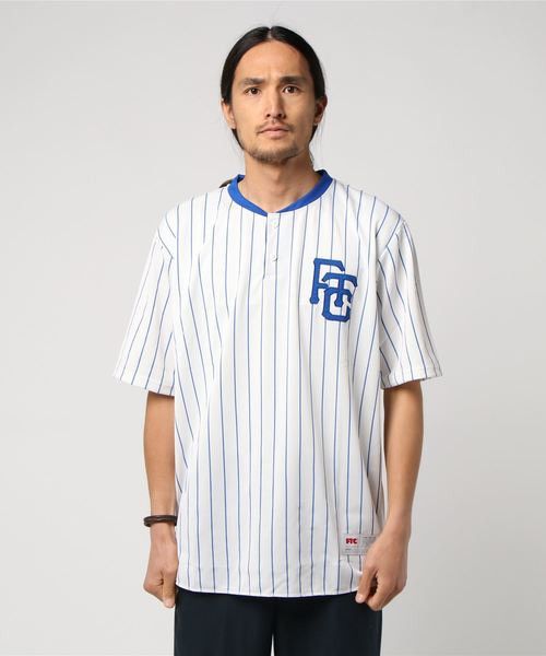 FTC FTC STRIPED BASEBALL JERSEY JAPAN MADE Size US S / EU 44-46 / 1 - 2 Thumbnail