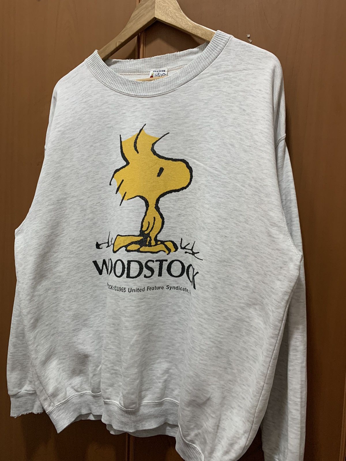 Peanuts Vintage Peanuts Woodstock Distressed Sweatshirt Size US L / EU 52-54 / 3 - 2 Thumbnail
