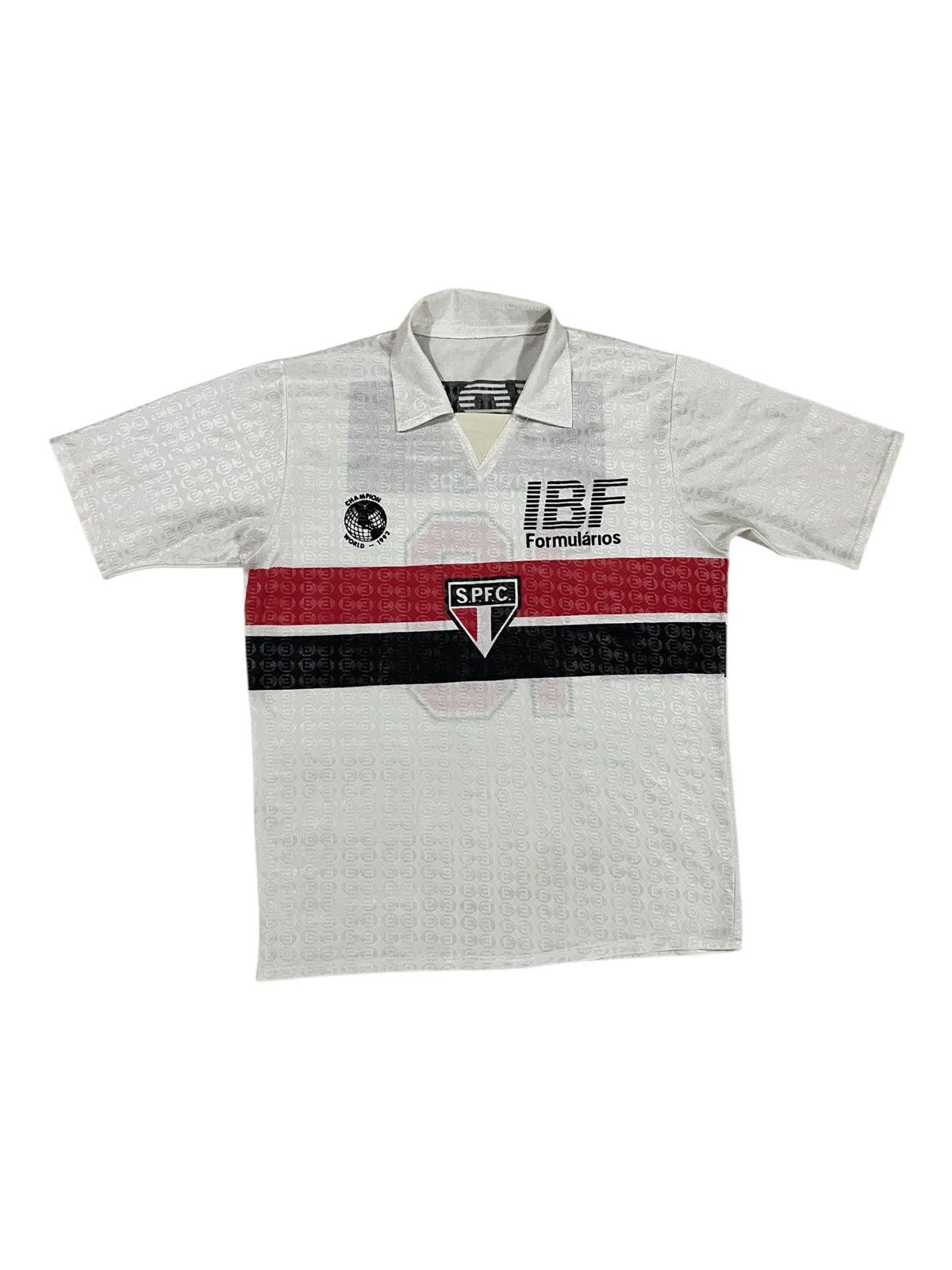 Penalty × Vintage RARE Vintage 1992 Sao Paolo Champion World #10 Home Jersey Size US M / EU 48-50 / 2 - 1 Thumbnail