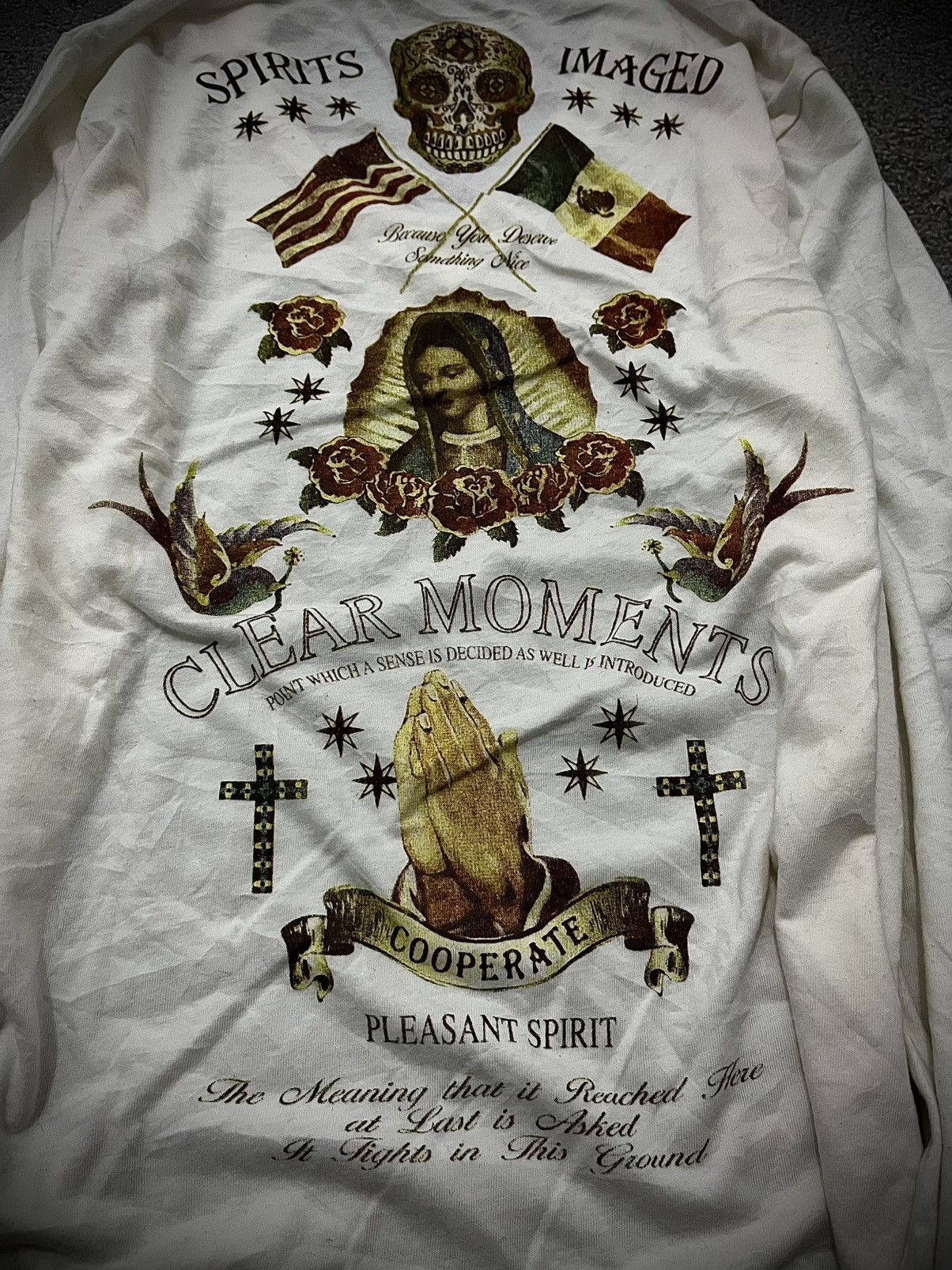 semanticdesign 2000s Semantic Design Spirits Imaged Long Sleeve Size US M / EU 48-50 / 2 - 5 Thumbnail