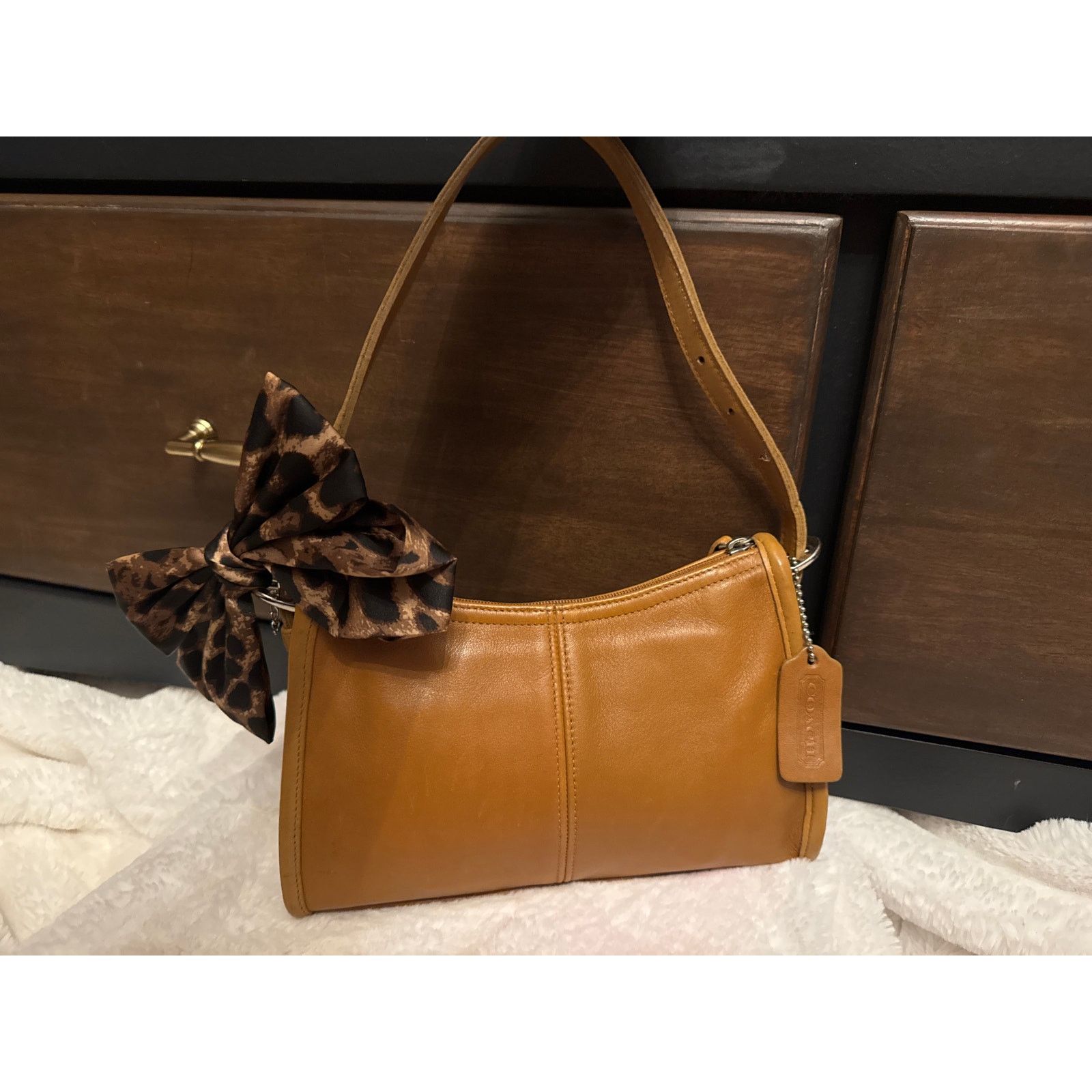 Coach Coach Mini Shoulder Bag / Swing Zip British Tan Brown Size ONE SIZE - 2 Thumbnail