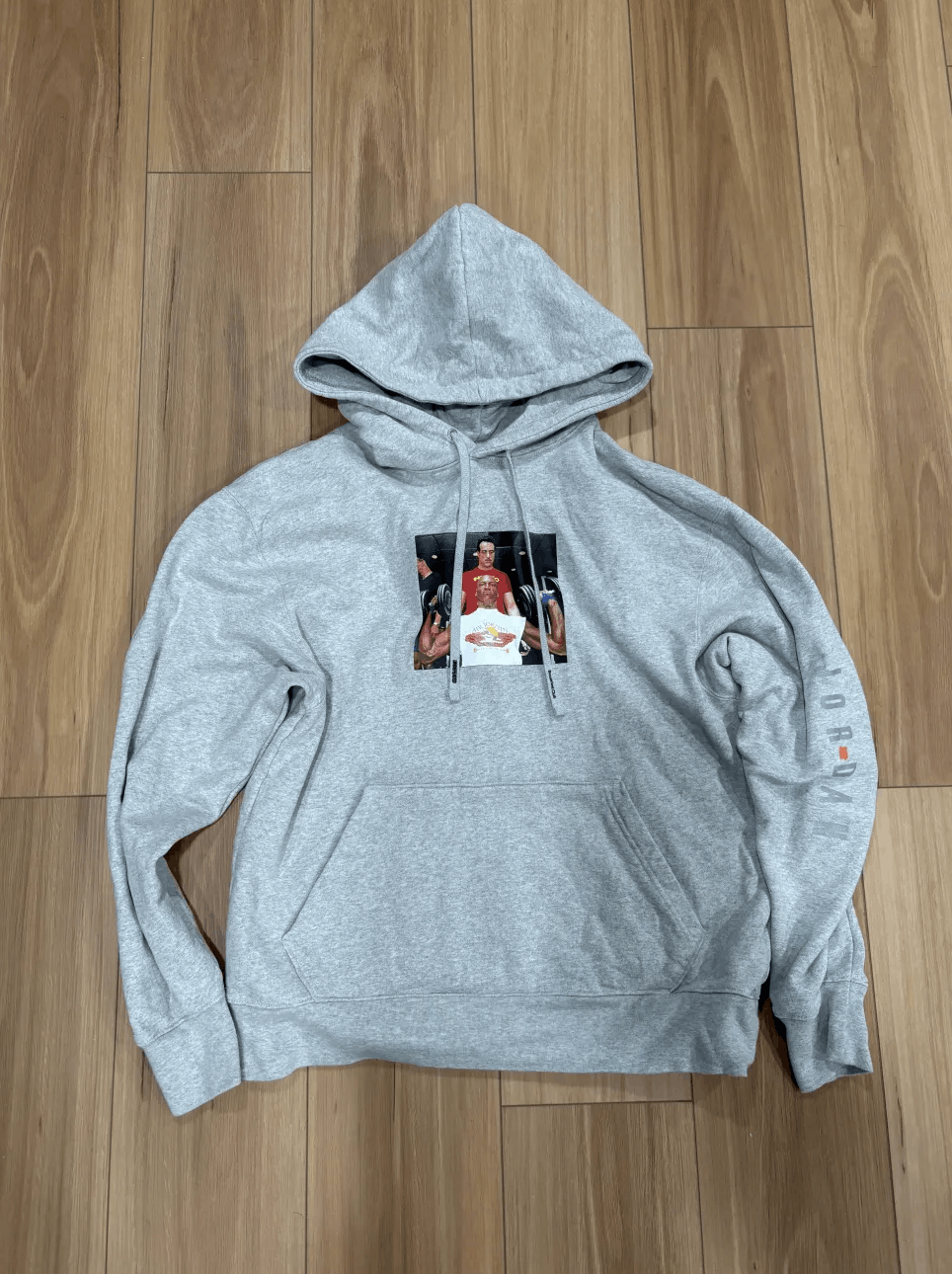 Jordan Brand × Undefeated Jordan x Undefeated Weights Hoodie Heather Grey Size US M / EU 48-50 / 2 - 3 Thumbnail