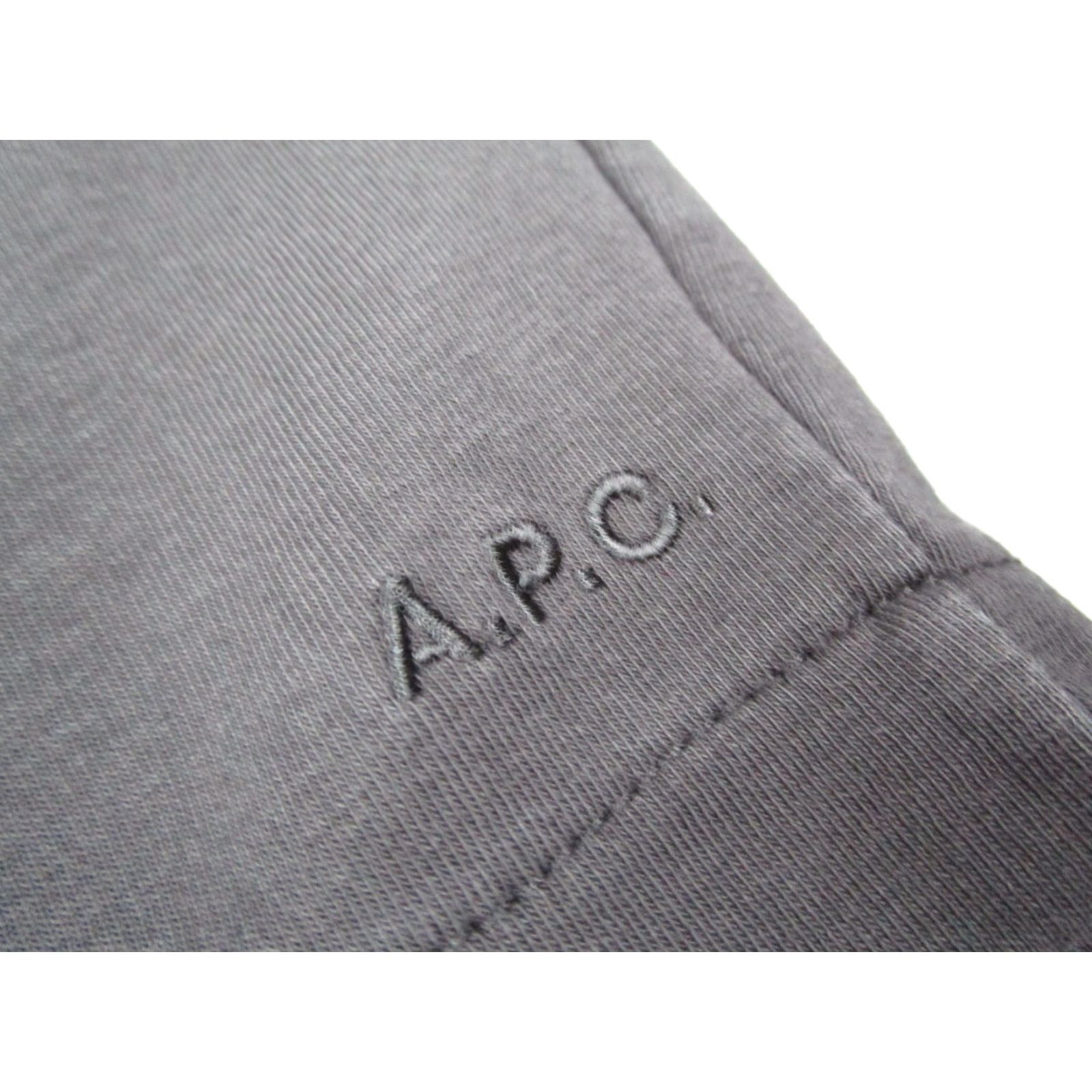 A.P.C. VINTAGE A.P.C. Shorts Mens Large Black Lounge Sweat Casual Cotton French Paris Logo Casual Travel Size US 33 - 5 Thumbnail