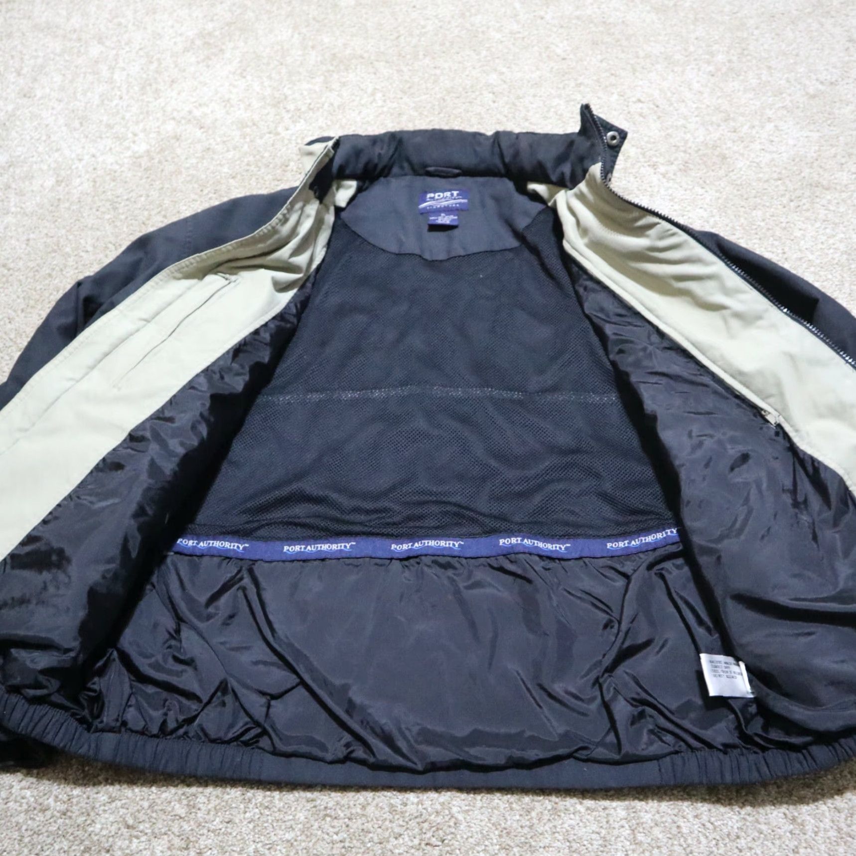 Port Authority Port Authority Jacket Embroidered Windbreaker Hooded Black Mens XL Manhelm Daimler Chrysler (no extra info) Size US XL / EU 56 / 4 - 7 Thumbnail