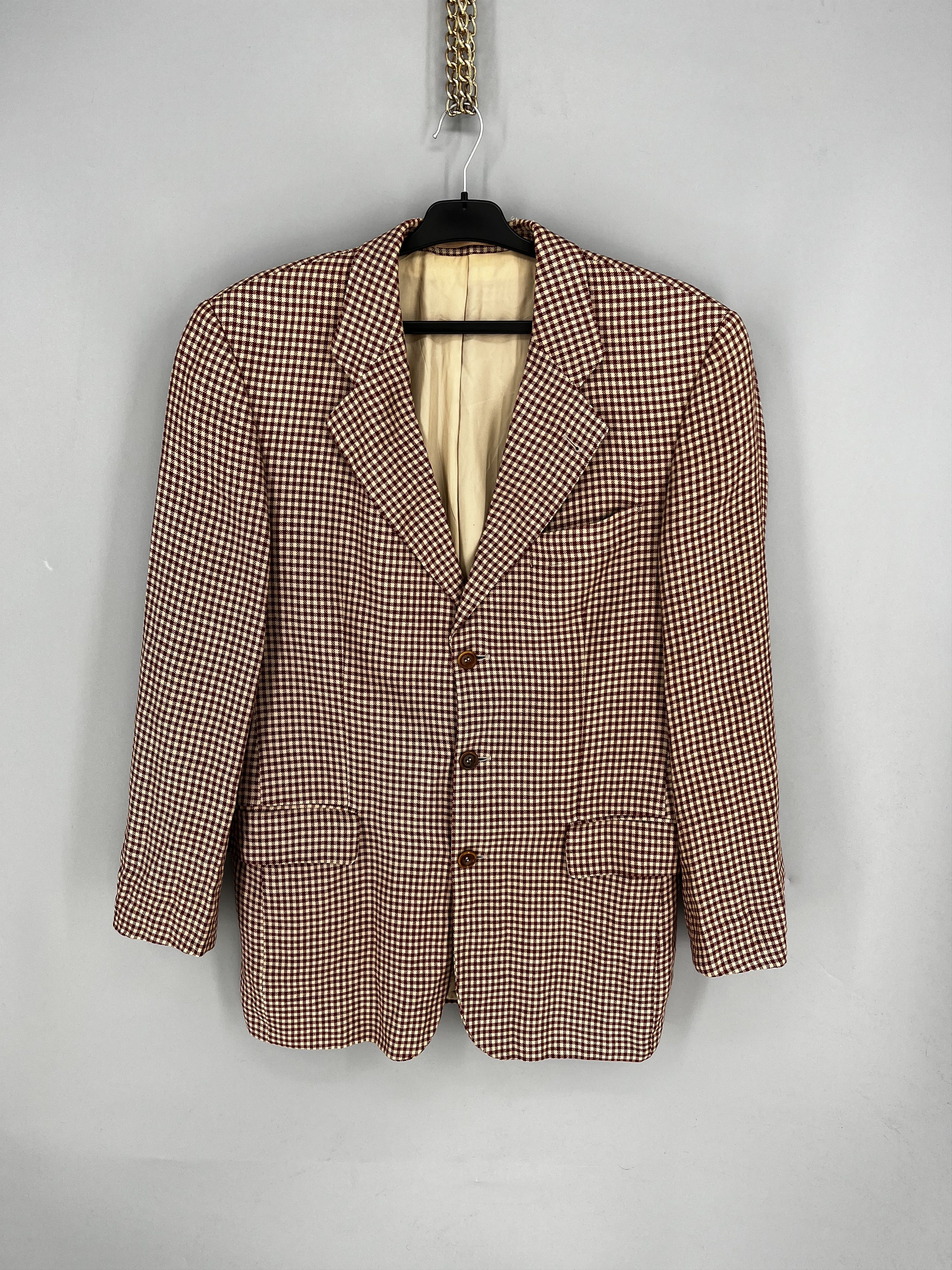Hugo Boss Hugo Boss Vintage Linen Blazer 48 Solbiati Natural Kalkutta Size 48S - 1 Thumbnail