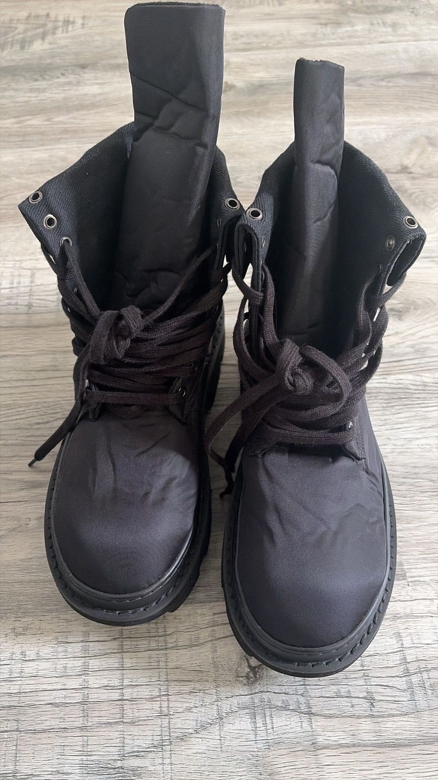 Rick Owens Rick Owens FW13 'PLINTH' megatooth boots | Grailed