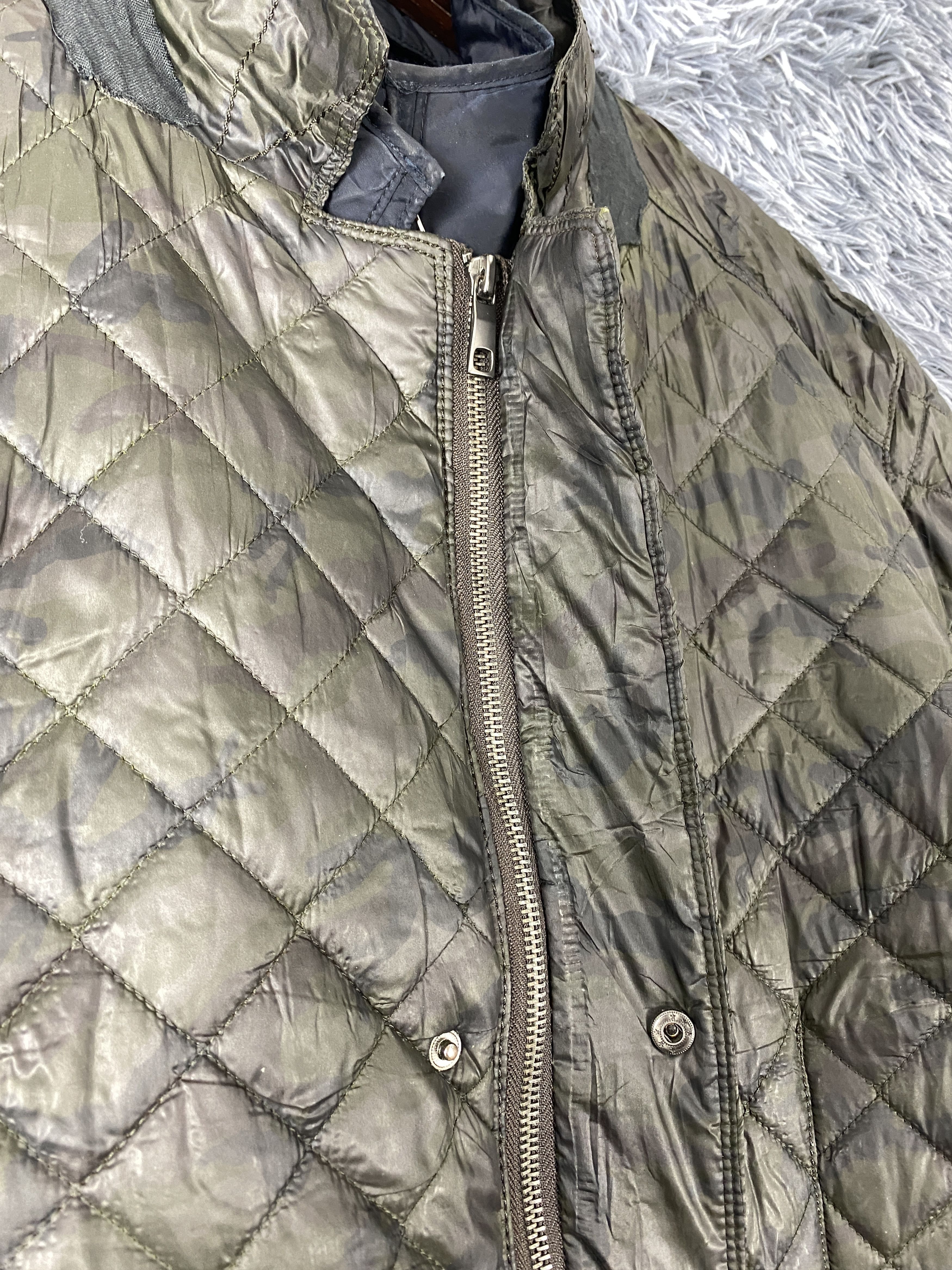 Zara Zara Man Quilted Camo Jacket Size US M / EU 48-50 / 2 - 4 Thumbnail