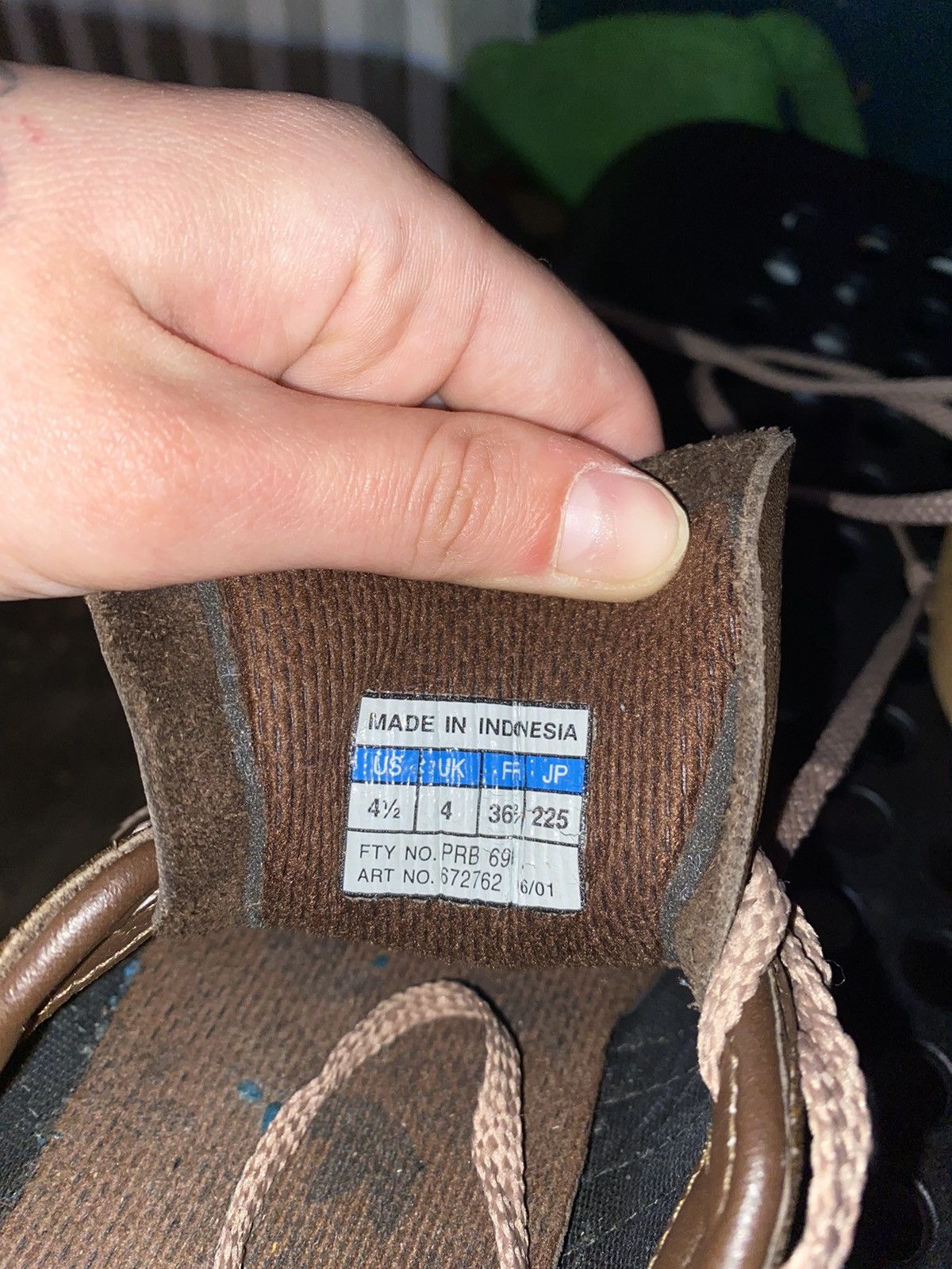 Adidas Vintage 2001Adidas Tobacco Brown Leather Suede Y2K Size US 6.5 / IT 36.5 - 11 Thumbnail