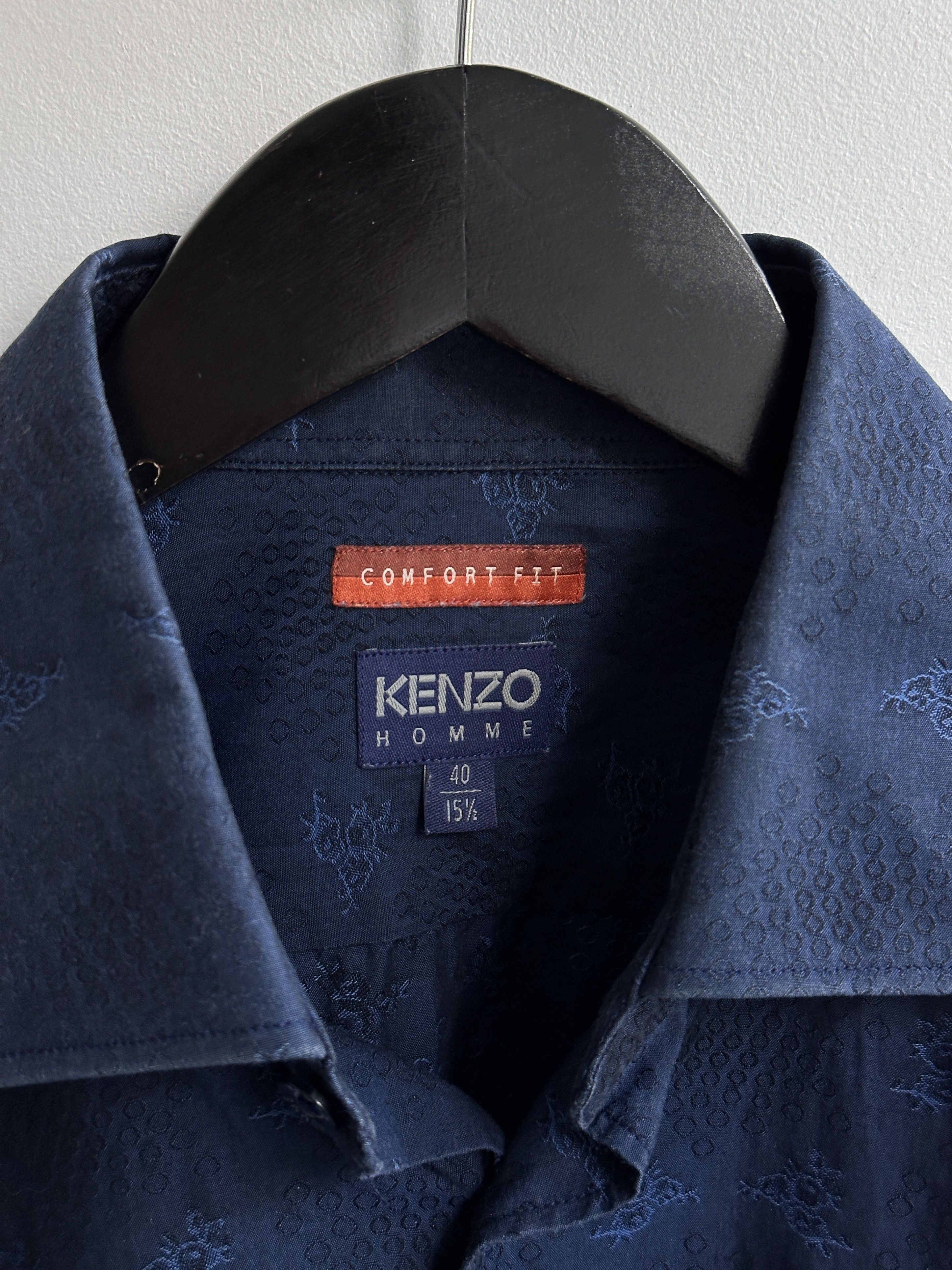 Kenzo Kenzo Blue Shirt Size US M / EU 48-50 / 2 - 9 Thumbnail