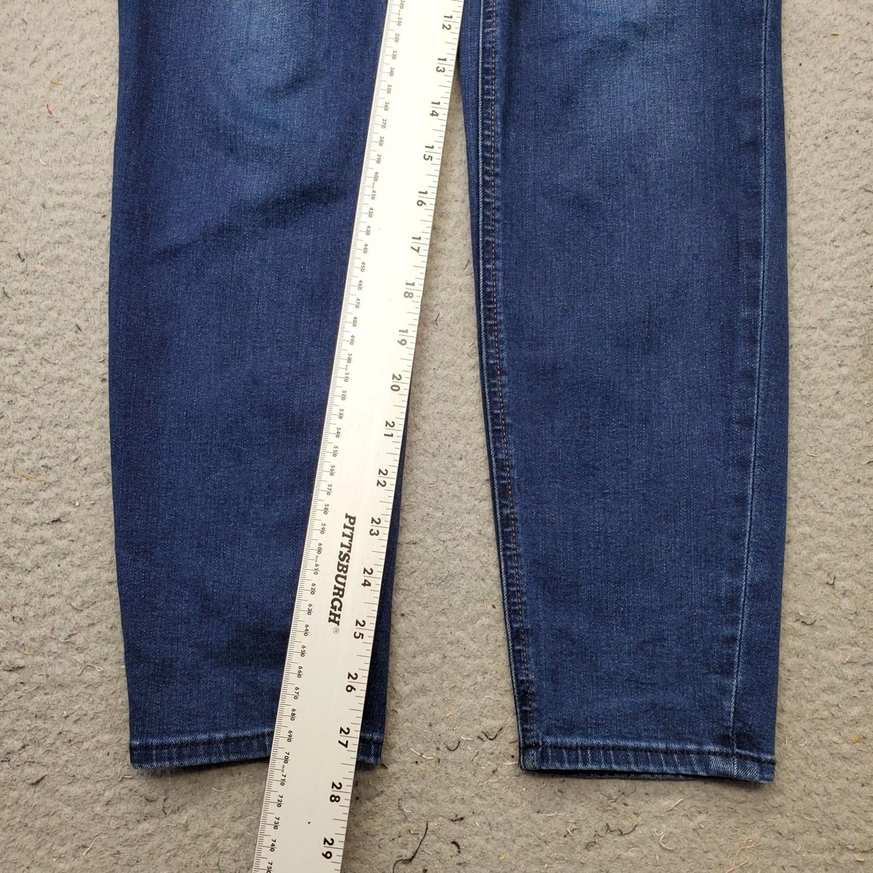 Talbots Talbots Women Jeans 6 Blue Denim Five Pocket Jegging Stretch Regular Waist 27.25 Inseam Vintage No Size 28" / US 6 / IT 42 - 4 Thumbnail