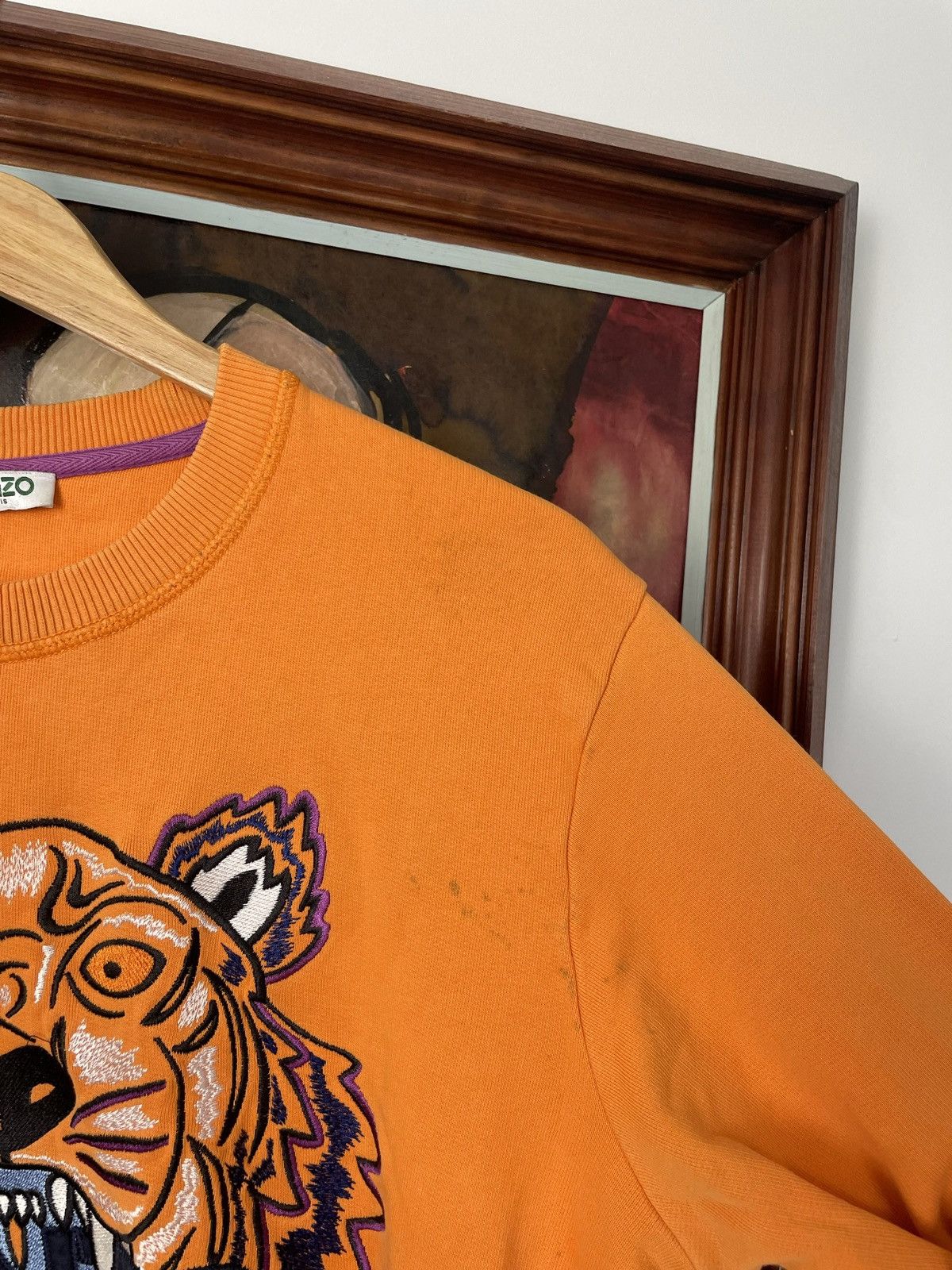 Kenzo Vintage Kenzo Paris tiger sweatshirt Crewneck big logo Y2K Size US S / EU 44-46 / 1 - 7 Thumbnail