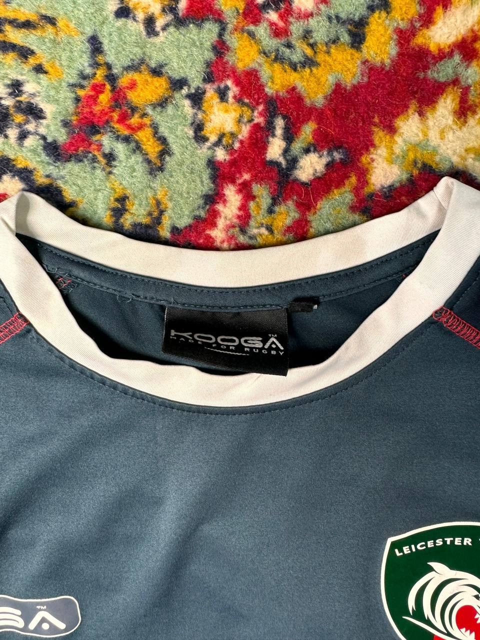Vintage KOOGA MEN'S RUGBY UNION LEICESTER TIGERS SHIRT JERSEY Size US L / EU 52-54 / 3 - 3 Thumbnail