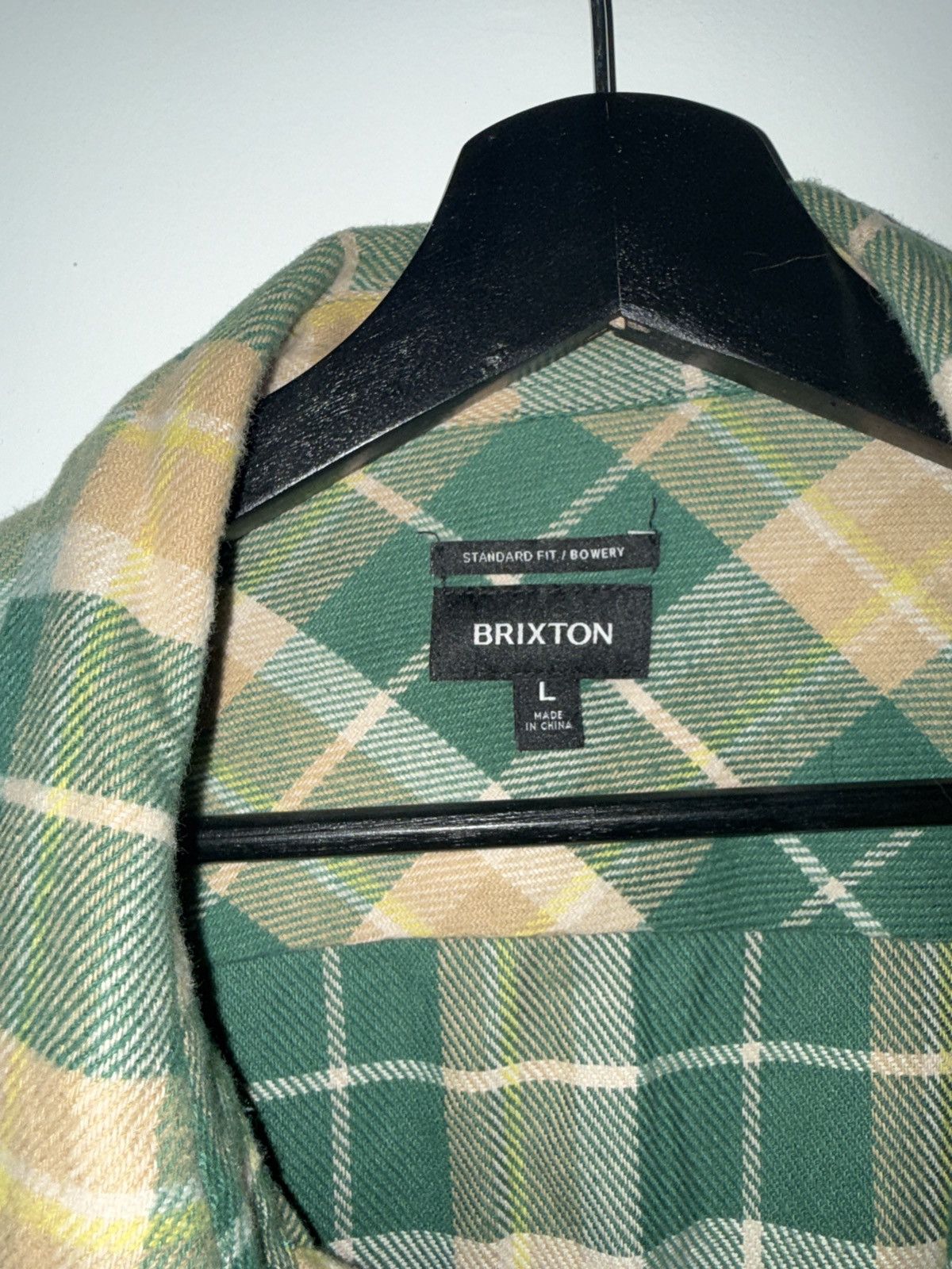 Brixton Brixton green/gold flannel Size US L / EU 52-54 / 3 - 3 Thumbnail