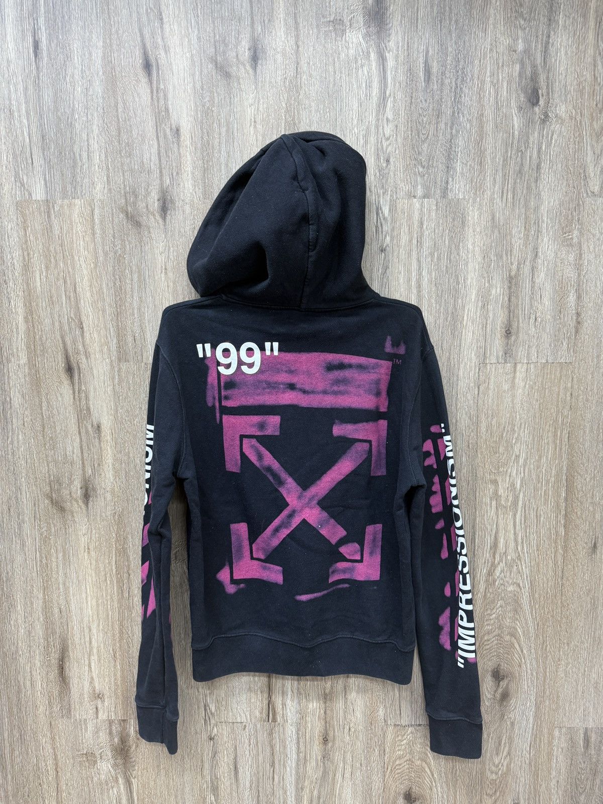Off-White Off White Black Pull Over Hoodie Size US S / EU 44-46 / 1 - 5 Thumbnail