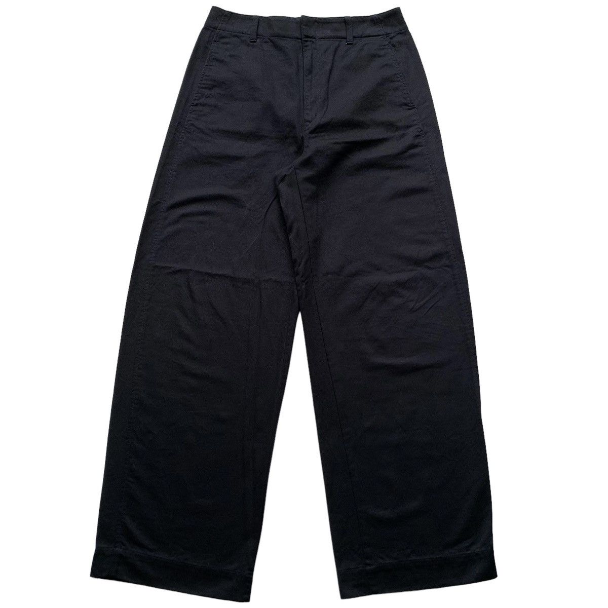 image of Christophe Lemaire x Lemaire Uniqlo U Lemaire Aw19 Wide Casual Pants in Black, Men's (Size 30)