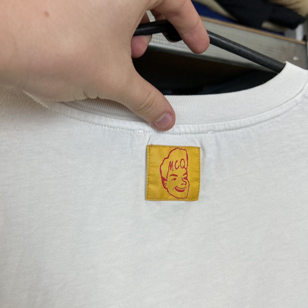 McQ Alexander McQueen Luxury Alexander McQueen MCQ Big logo streetwear tee Size US XL / EU 56 / 4 - 8 Thumbnail
