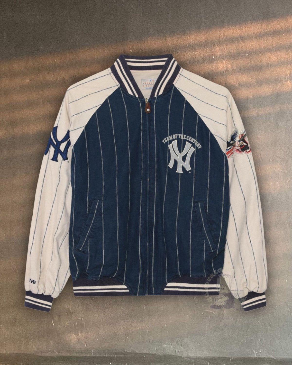 New York Yankees 90s authentic MLB yankees bronx bombers world series varsity Size US XL / EU 56 / 4 - 2 Thumbnail