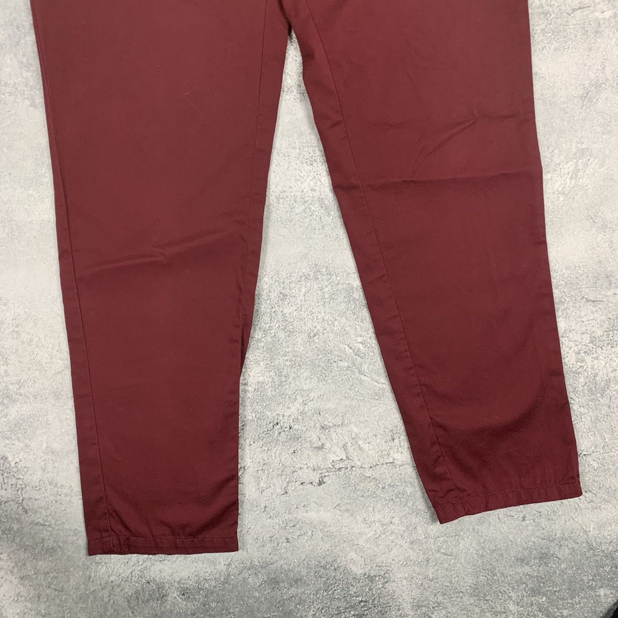 Burberry Burberry London England Casual Cotton Pants Size 50 Burgundy Size US 34 / EU 50 - 3 Thumbnail