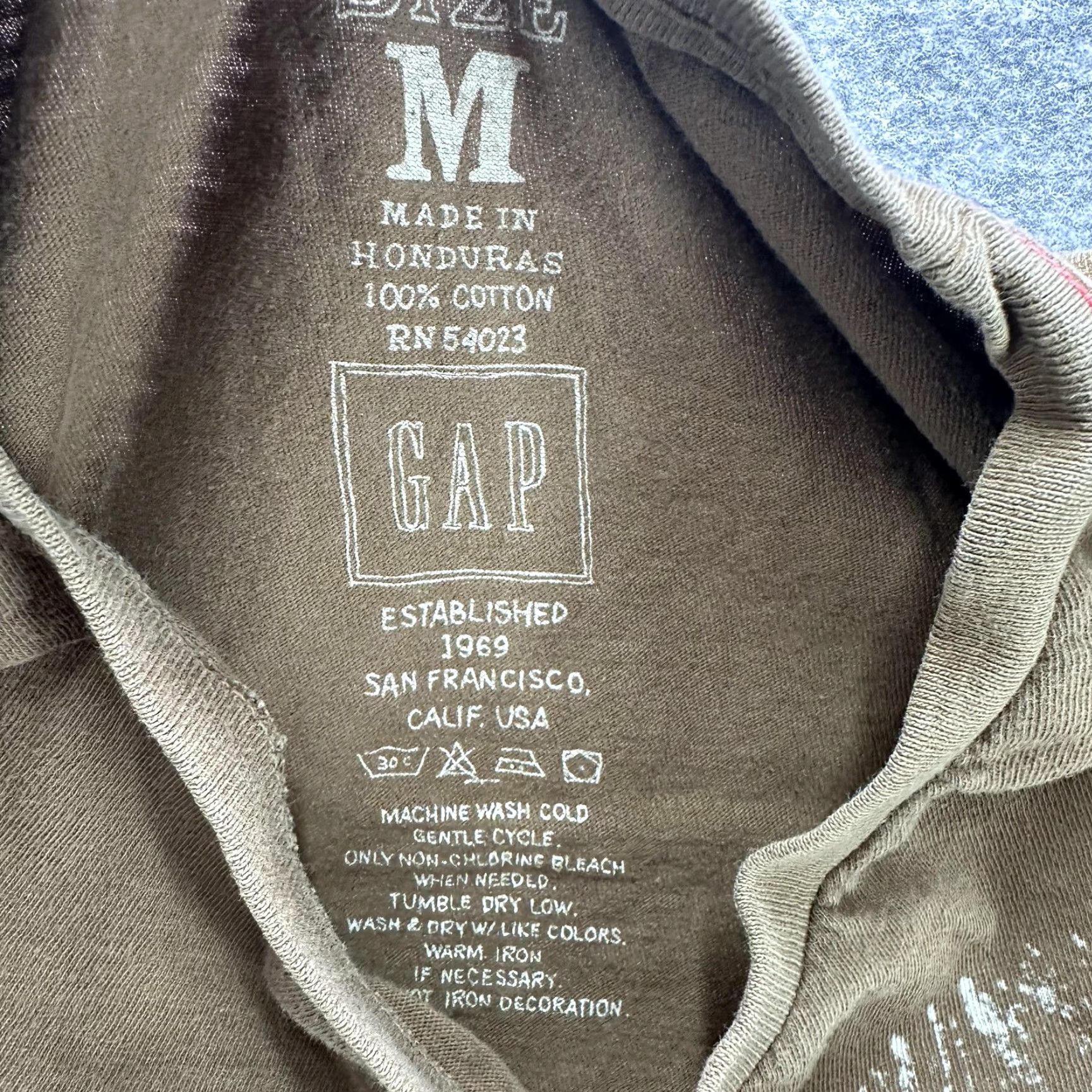 Gap Gap Shirt Mens Medium Brown Bird Nature Graphic Crewneck Tagless Tee Cotton Size US M / EU 48-50 / 2 - 3 Thumbnail