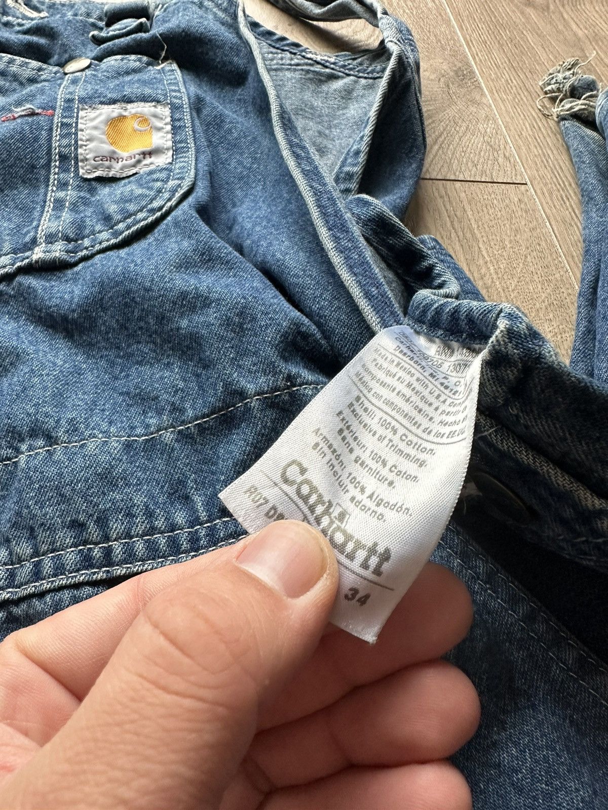 Carhartt Carhartt Vintage Overalls 90’s Size US 34 / EU 50 - 6 Thumbnail