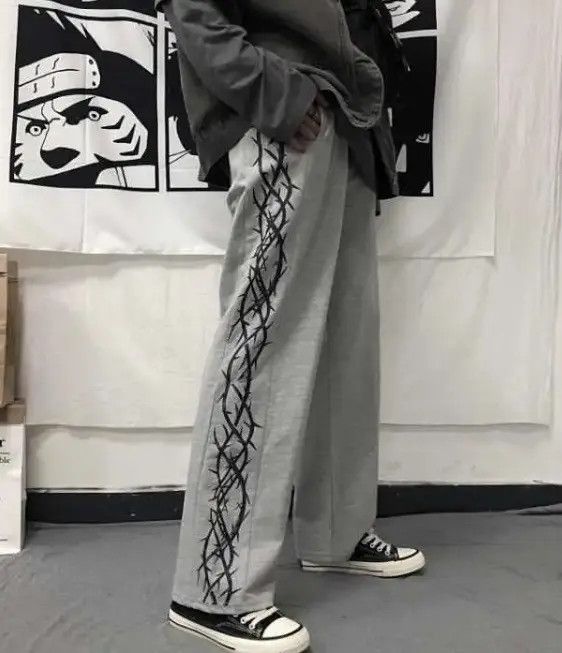 Japanese Brand Matsumaru x Mio Side Print Sweatpant Size US 29 - 2 Thumbnail