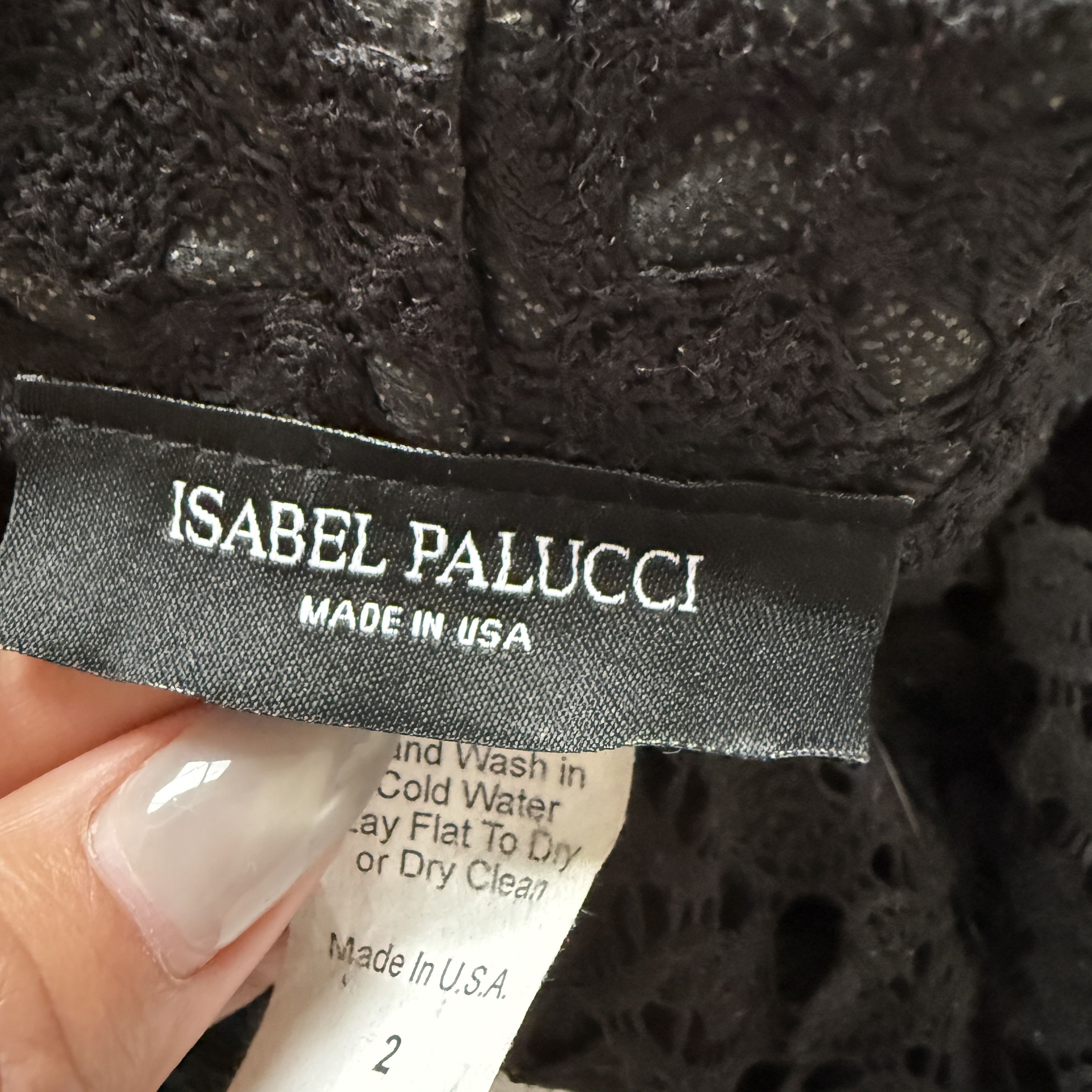 Other Isabel Palucci Crochet Duster Cardigan Romantic Witchcore Size M / US 6-8 / IT 42-44 - 5 Thumbnail