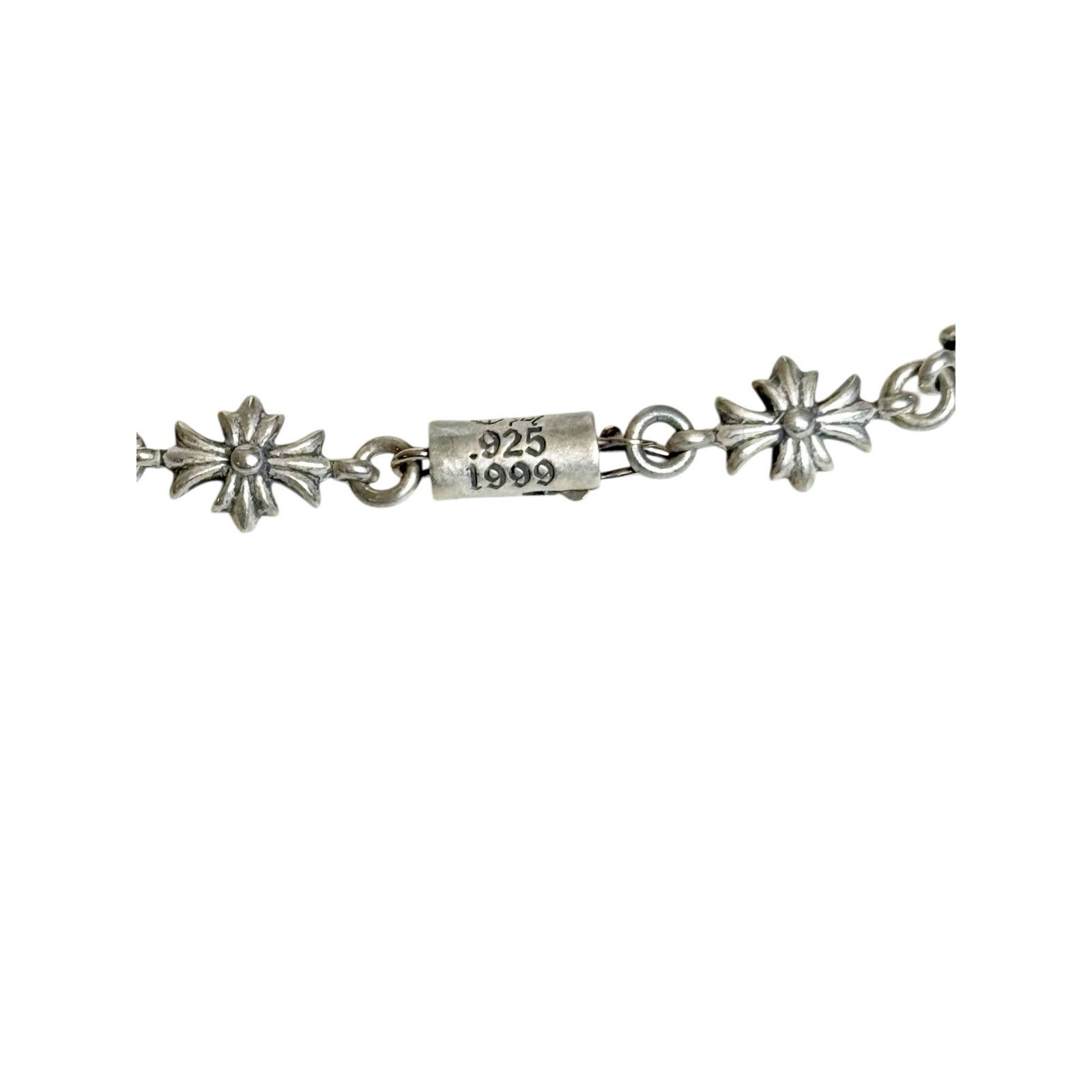 Chrome Hearts Chrome Hearts Fleur De Lis Pendent Cross Silver Necklace Size ONE SIZE - 3 Thumbnail