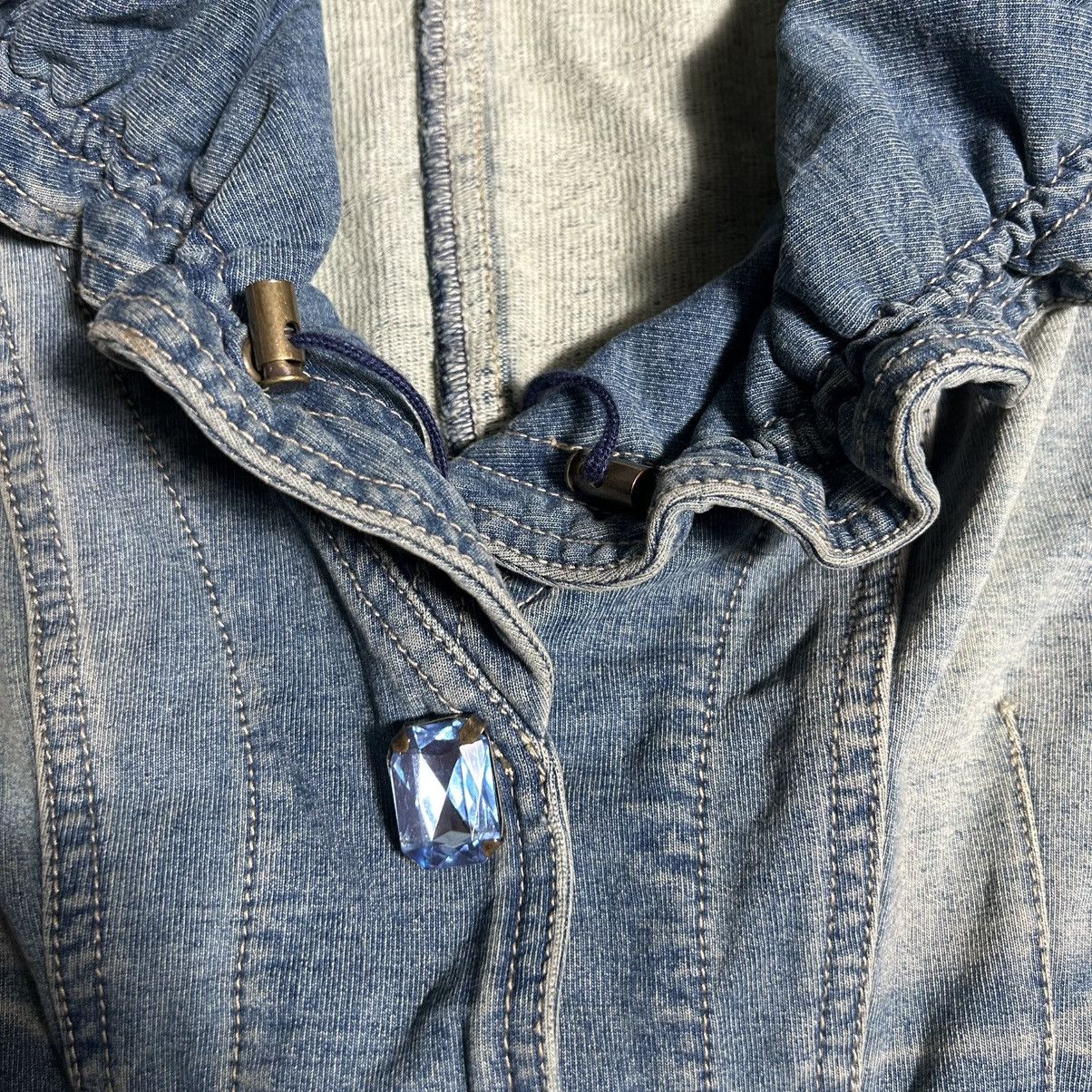 Vintage Vintage Y2K Jeans Vest Size M / US 6-8 / IT 42-44 - 8 Thumbnail