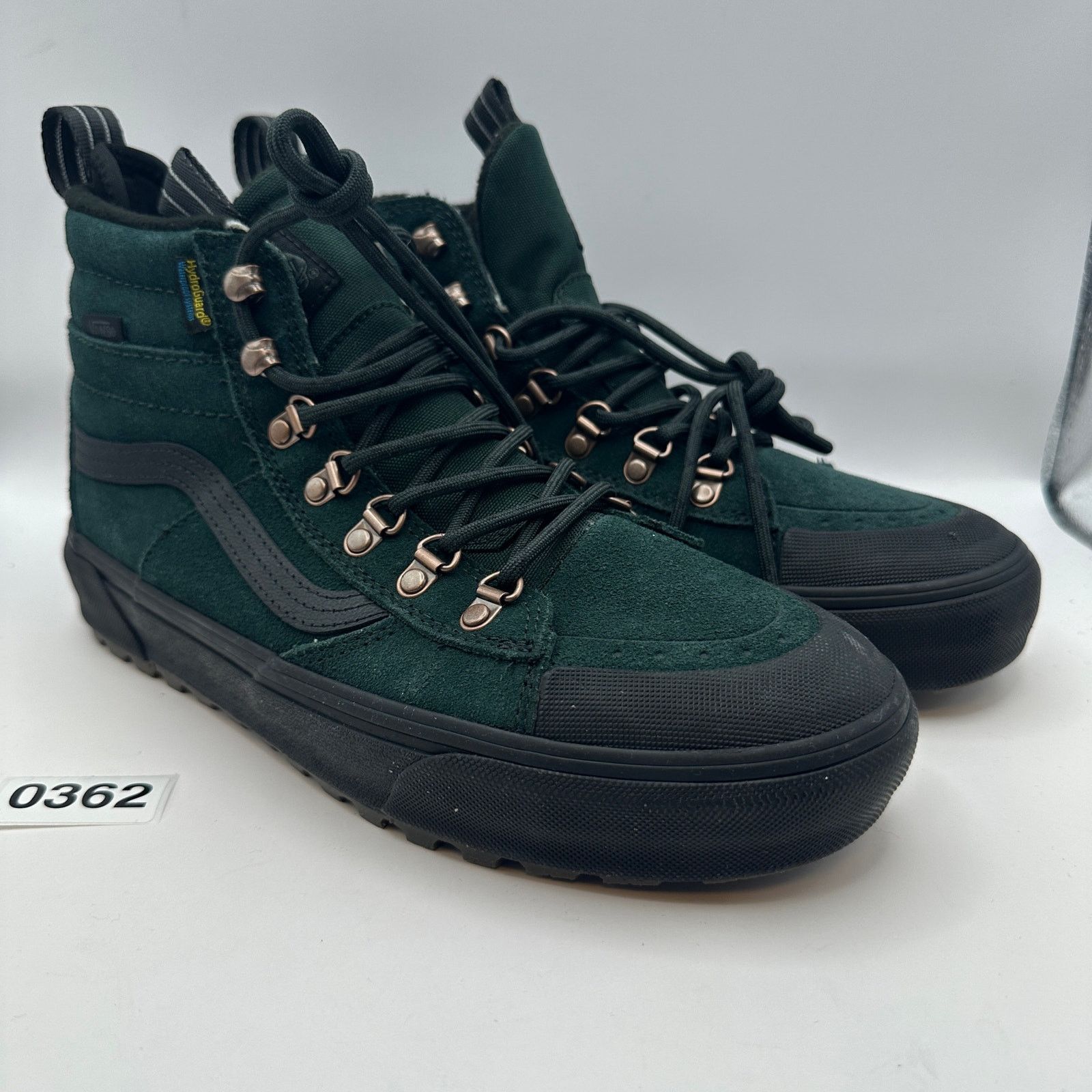 Vans VANS Men's 8.5 MTE Sk8 Hi Pine Green Suede Black Outsole Size US 8.5 / EU 41-42 - 2 Thumbnail