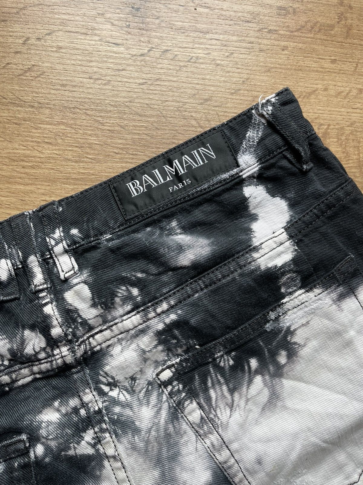 Balmain Balmain Paris tie dye biker shorts Size US 31 - 3 Thumbnail