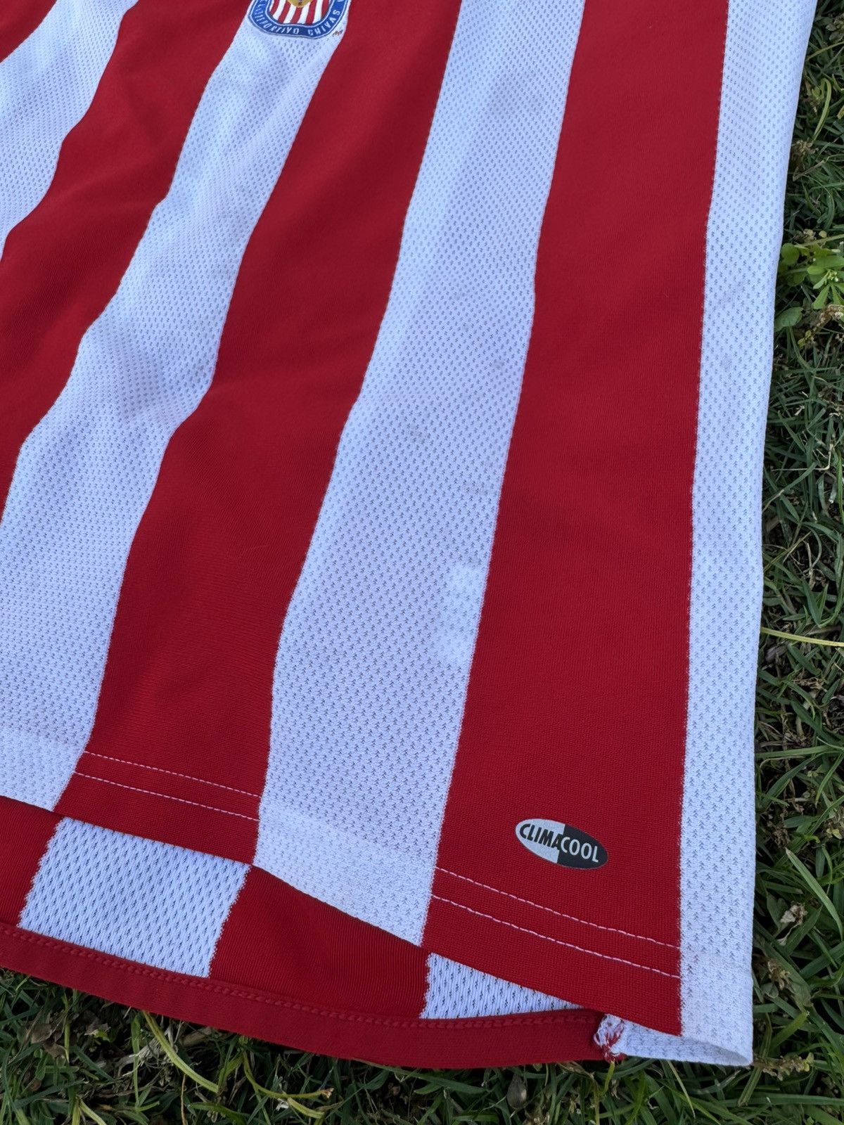 Adidas VTG Chivas Guadalajara Soccer Jersey 2005 Adidas Stripes MLS Size US XL / EU 56 / 4 - 4 Thumbnail