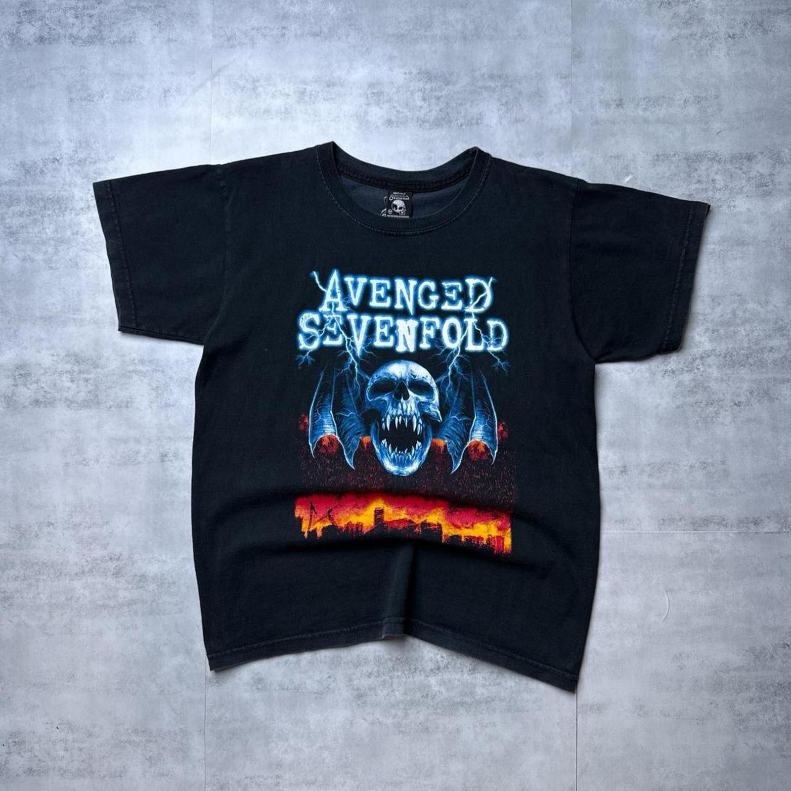 Other Y2K Avenged Sevenfold 00s Skull Thunder t shirt Size US M / EU 48-50 / 2 - 1 Thumbnail