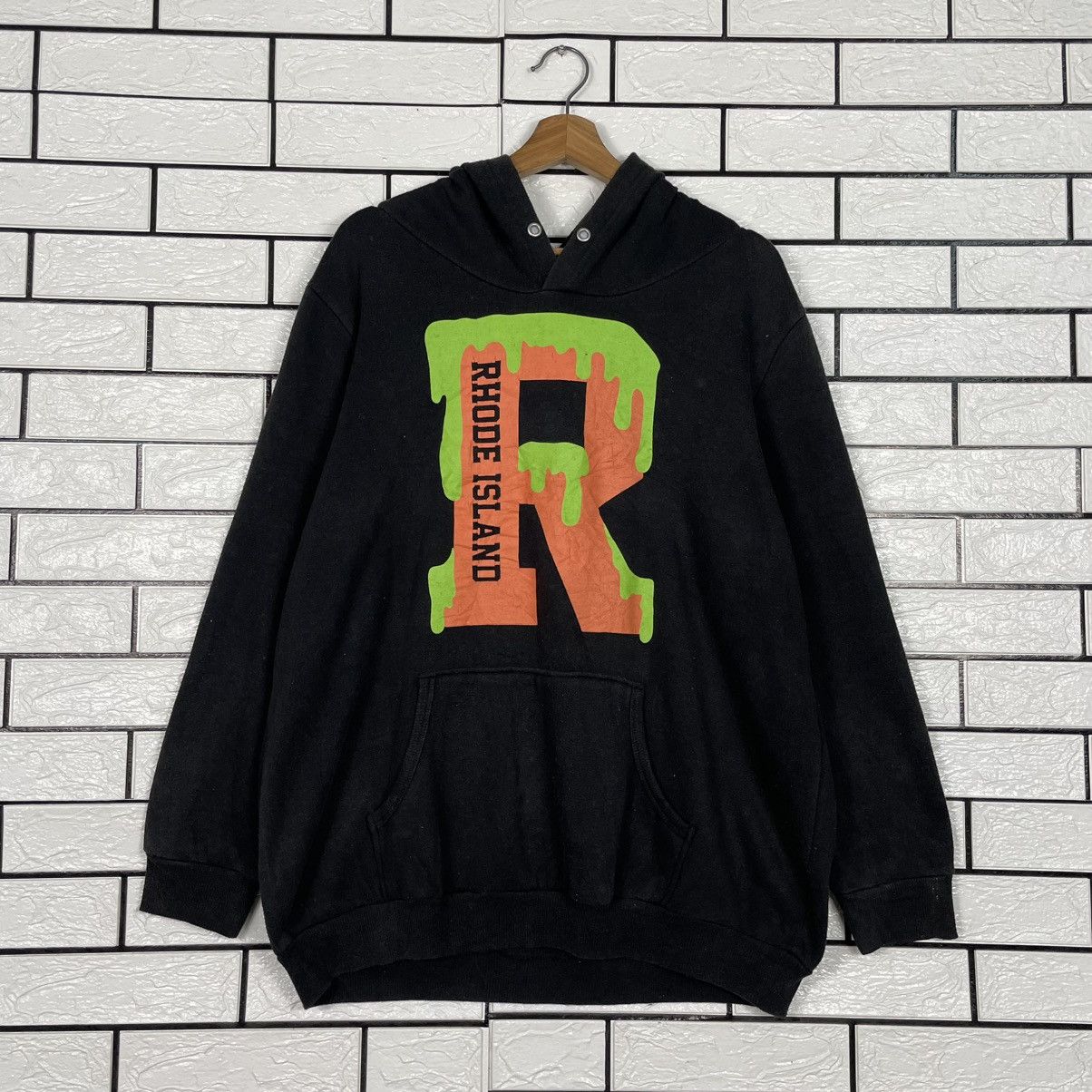 Japanese Brand Rhode Island Big Logo Pullover Hoodie Size US L / EU 52-54 / 3 - 10 Thumbnail