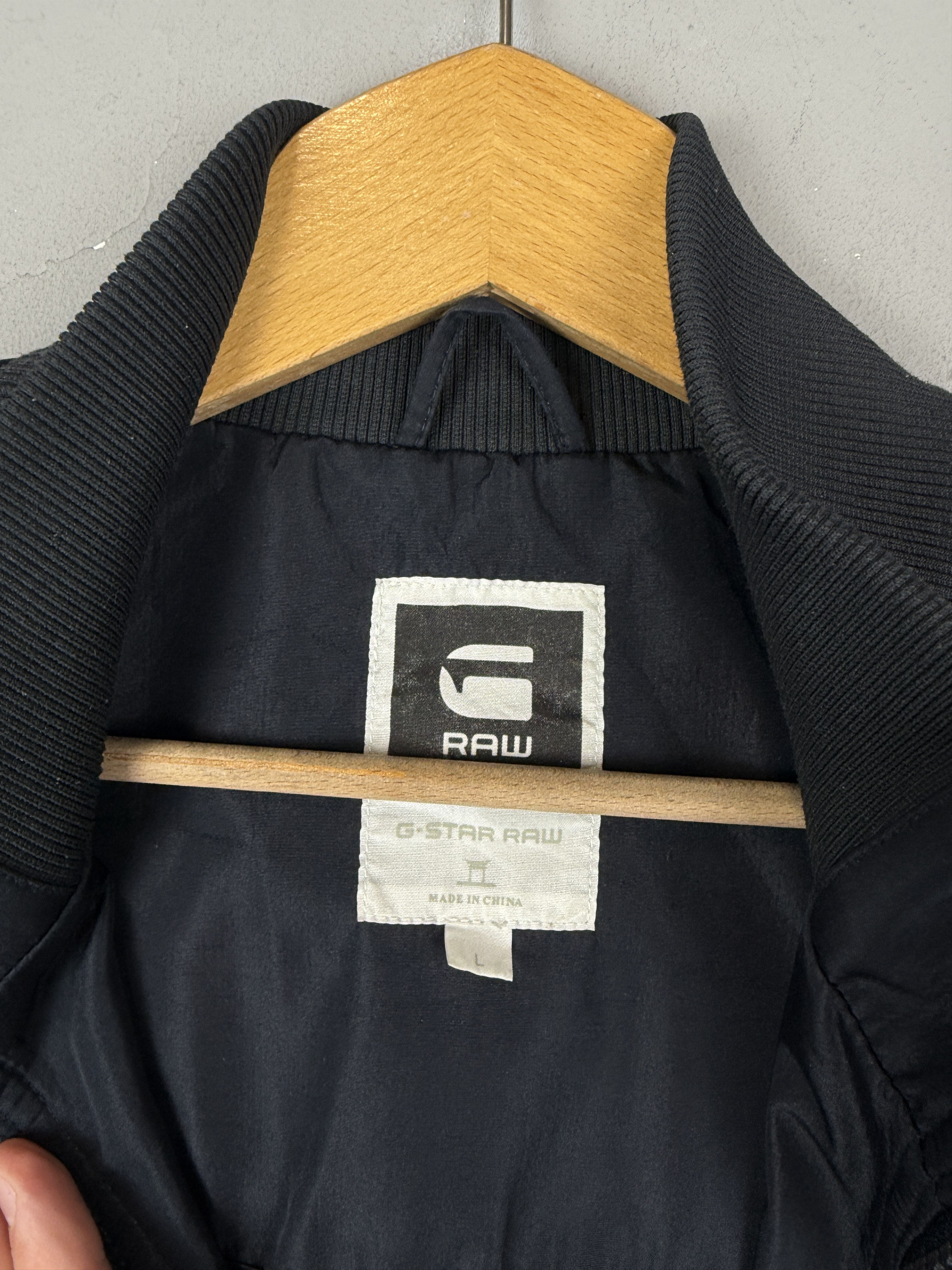 G-Star G-Star Raw Baseball Bonded Bomber Back Logo Nylon Dark Blue Size US L / EU 52-54 / 3 - 10 Thumbnail