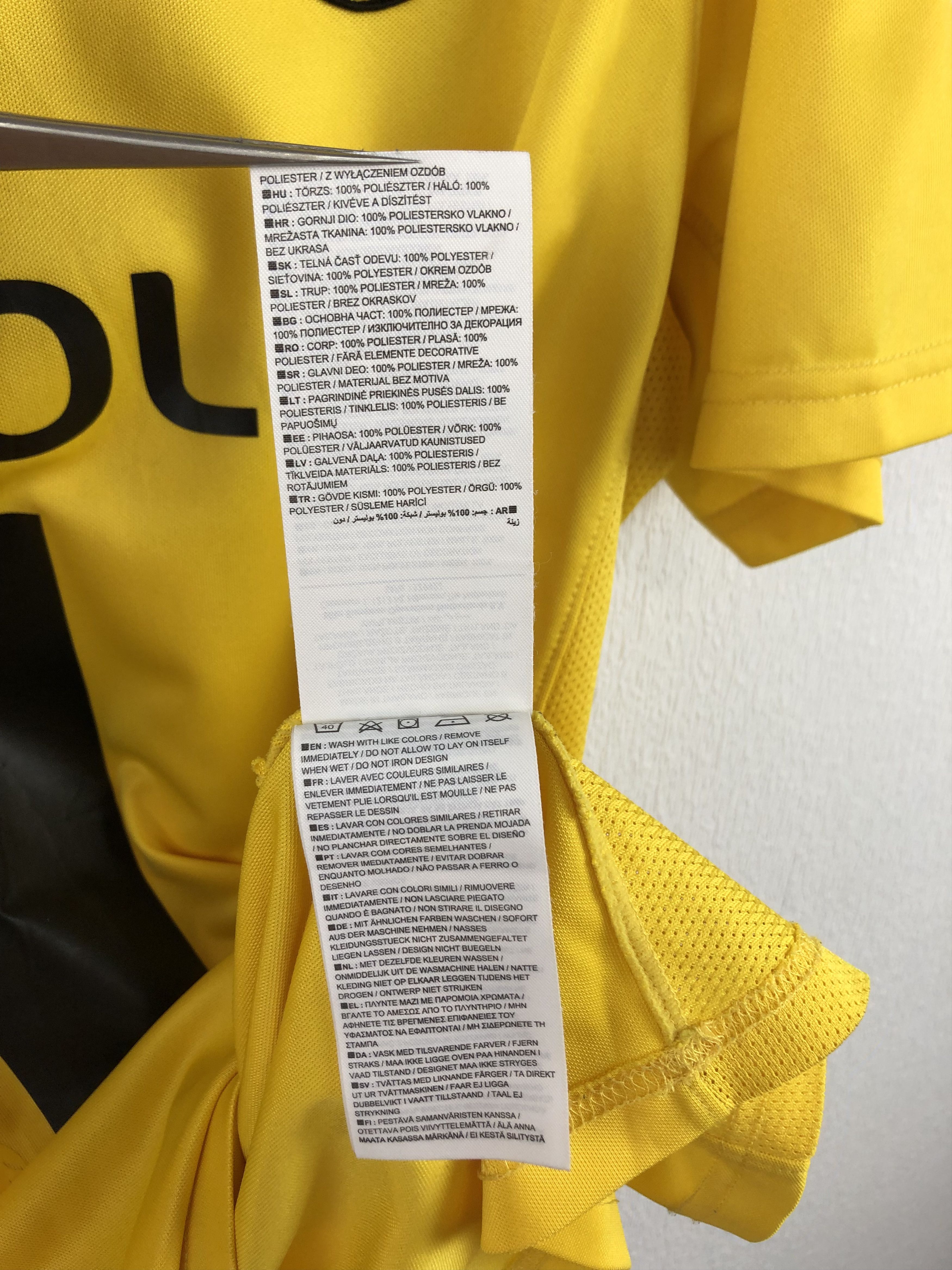 Nike Dynamo Dresden shirt Soccer #25 Koch Jersey Player Issue Size US L / EU 52-54 / 3 - 16 Thumbnail