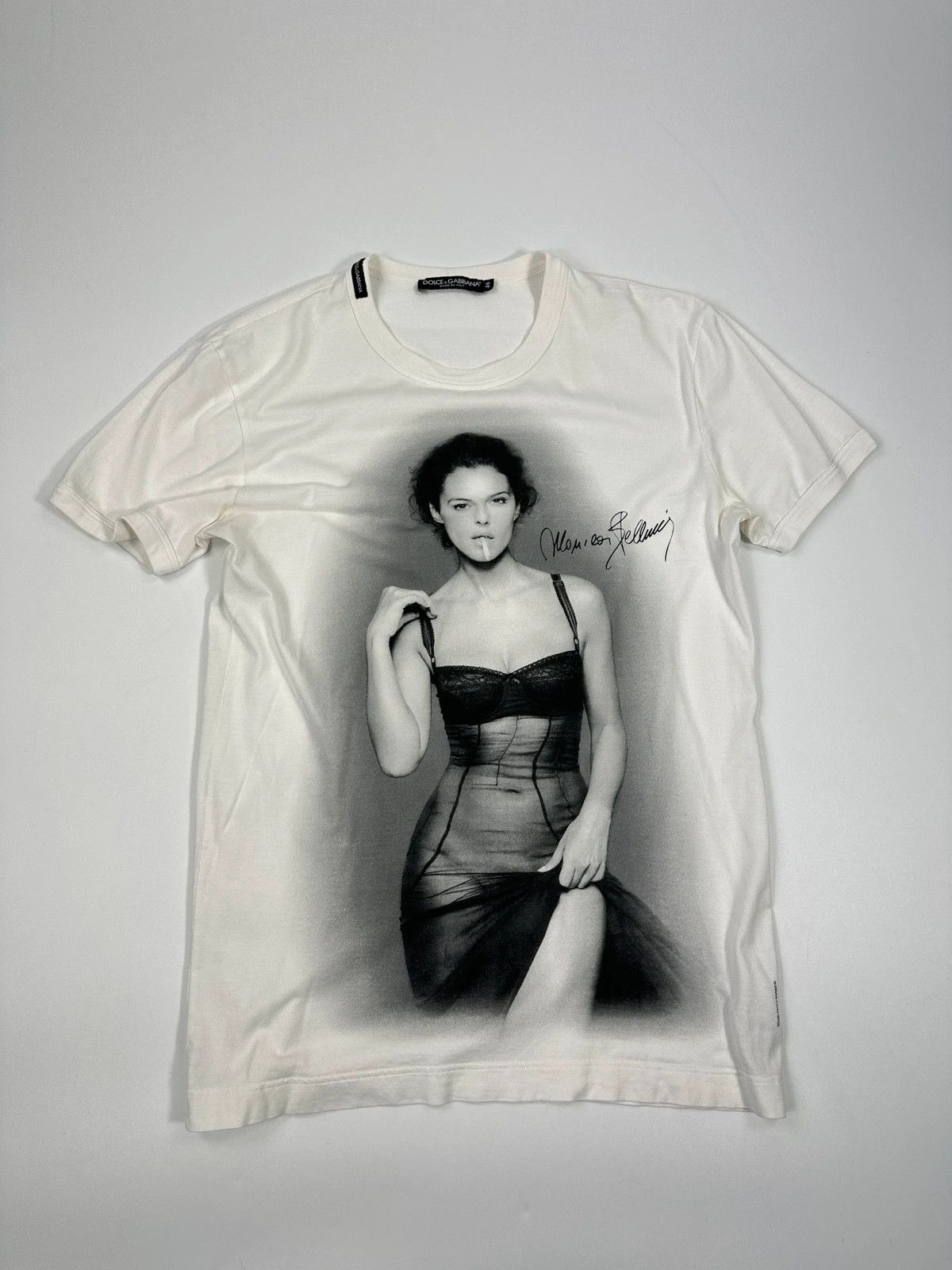 【希少】ドルチェ＆ガッバーナ Monica Bellucci tシャツ Dolce & Gabbana Monica Belluci T-Shirt - Dream Closet by Sira Pevida