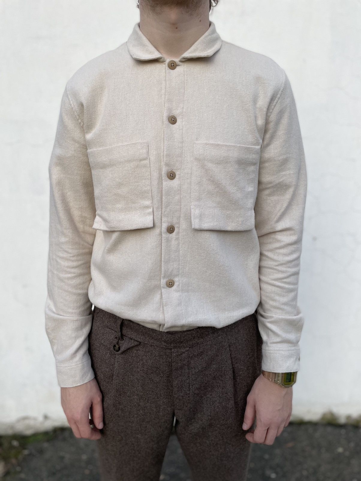 Folk Folk Flannel Pocket Shirt Long Sleeve Size US M / EU 48-50 / 2 - 3 Thumbnail