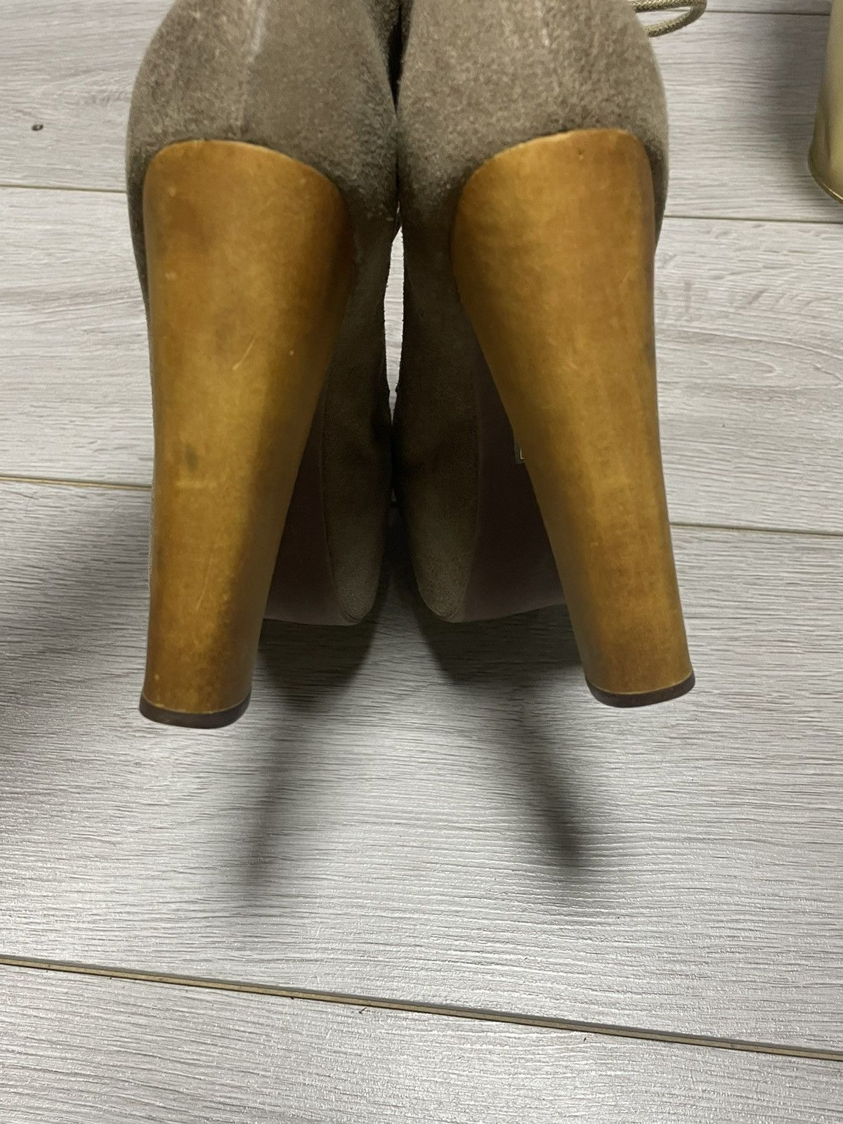Jeffrey Campbell Campbell suede leather heels laces shoes Size US 6 / IT 36 - 7 Thumbnail