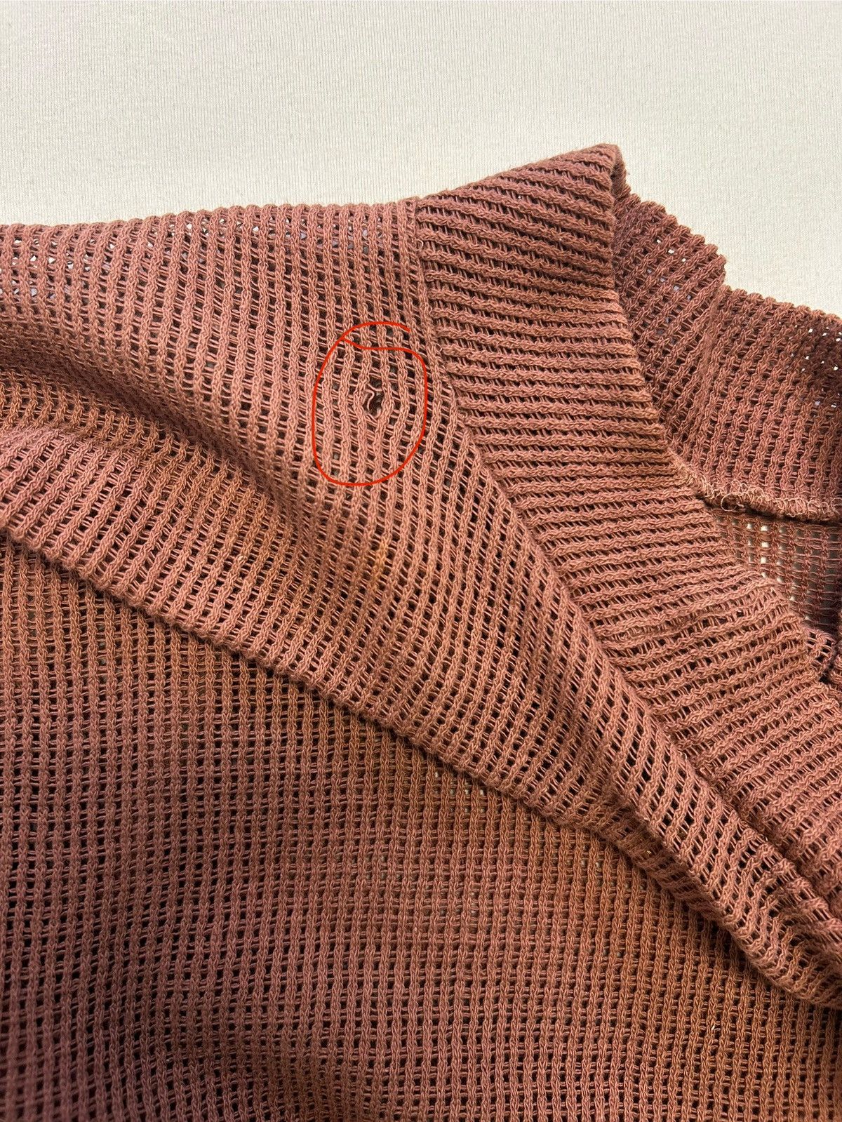 Malcolm McLaren × Vivienne Westwood 1982 world's end asymmetric knit top brown Size US M / EU 48-50 / 2 - 7 Thumbnail