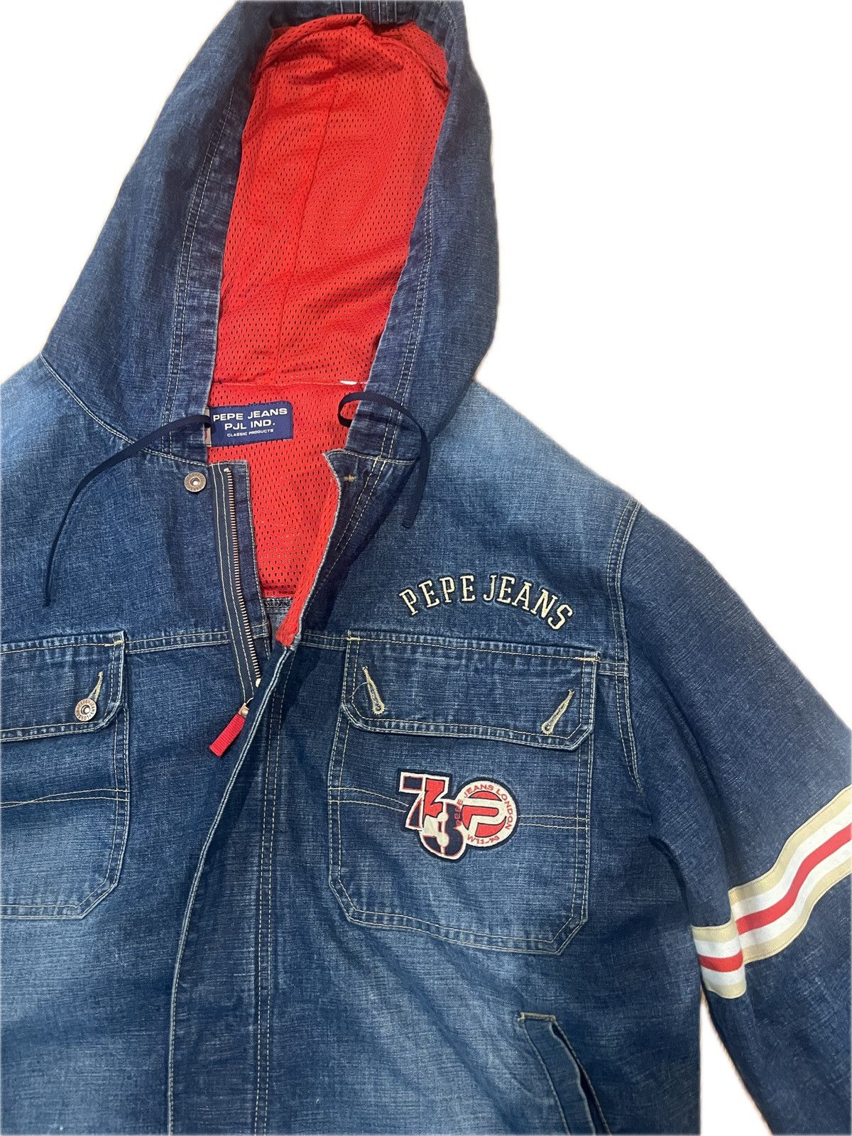 Pepe Jeans Pepe Jeans Denim Jacket Y2K Size US XXL / EU 58 / 5 - 3 Thumbnail