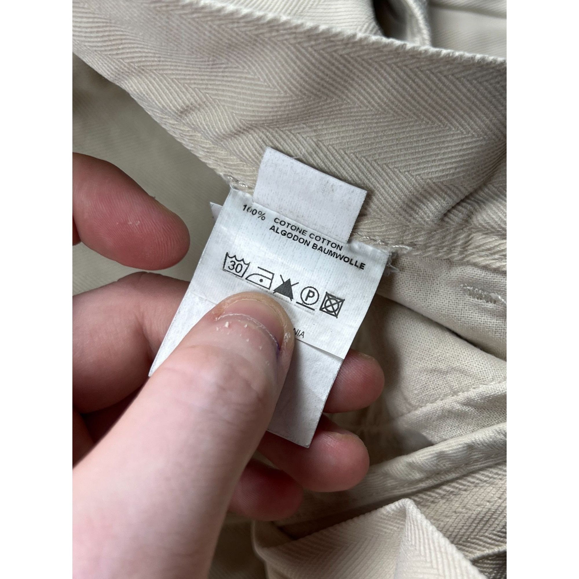 Pal Zileri Pal Zileri Lab Beige Denim Jeans Pants (Y0846) Size US 32 / EU 48 - 9 Thumbnail