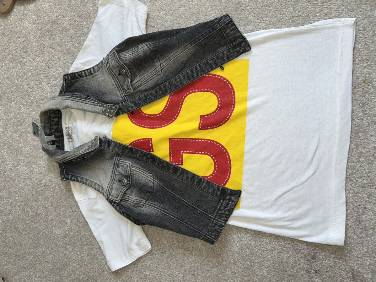 Miss Sixty denim jacket studded collar Size S / US 4 / IT 40 - 2 Thumbnail